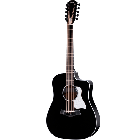 Đàn Guitar Acoustic Taylor 250ce Plus BLK Bajo Quinto - Việt Music