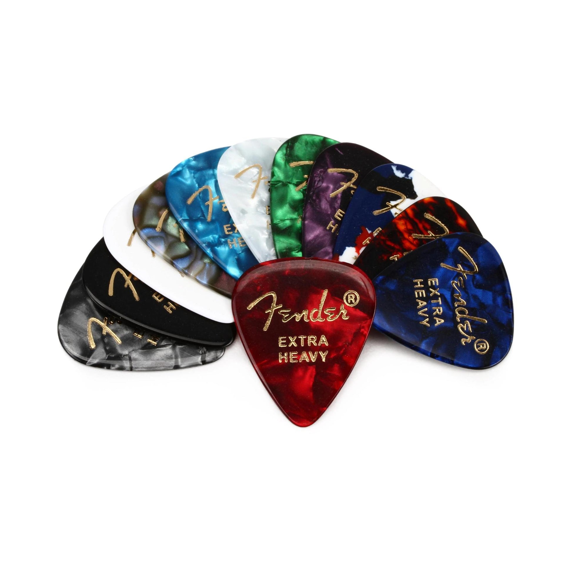 Pick Gảy Đàn Guitar Fender 351 Celluloid Medley, 12pc - Việt Music