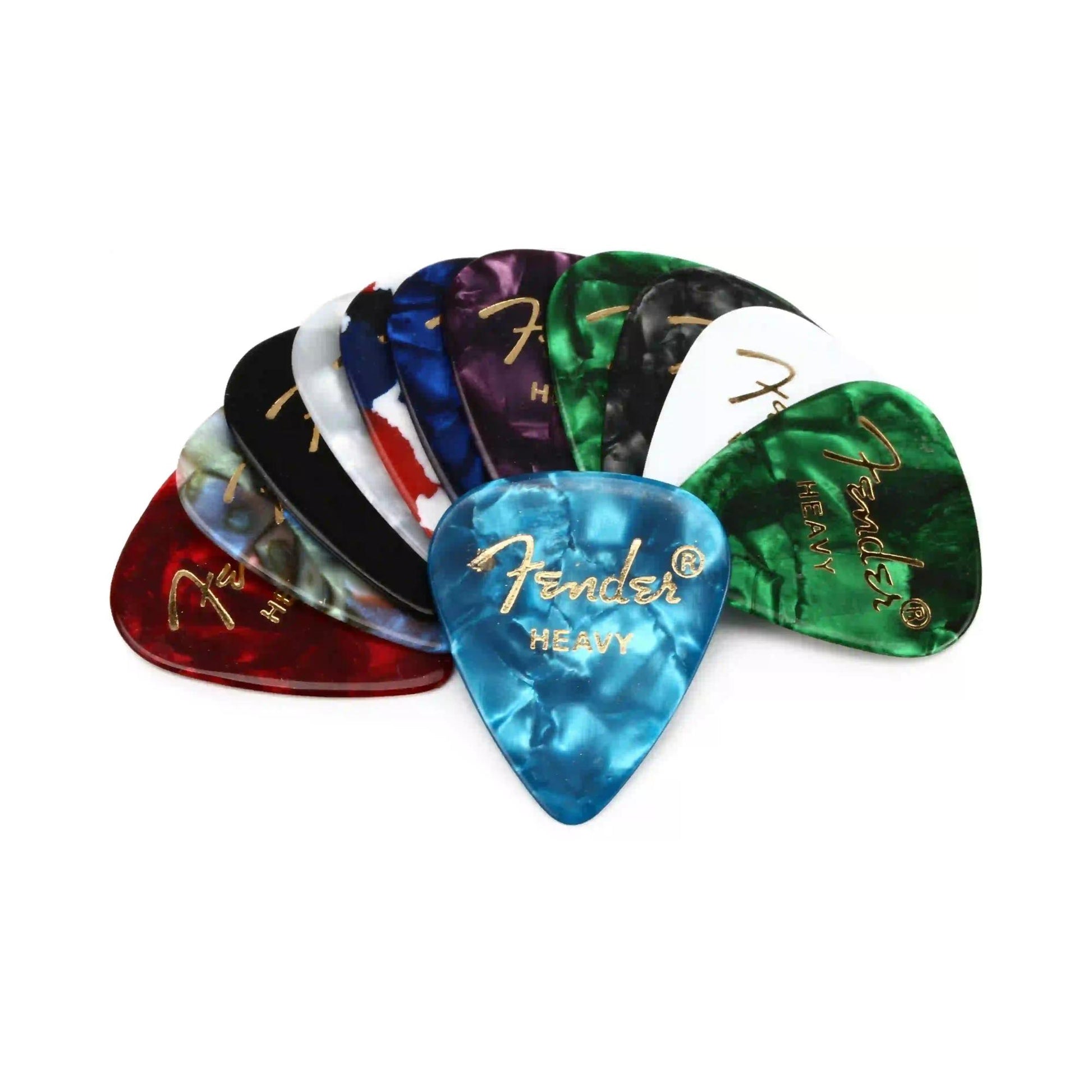 Pick Gảy Đàn Guitar Fender 351 Celluloid Medley, 12pc - Việt Music