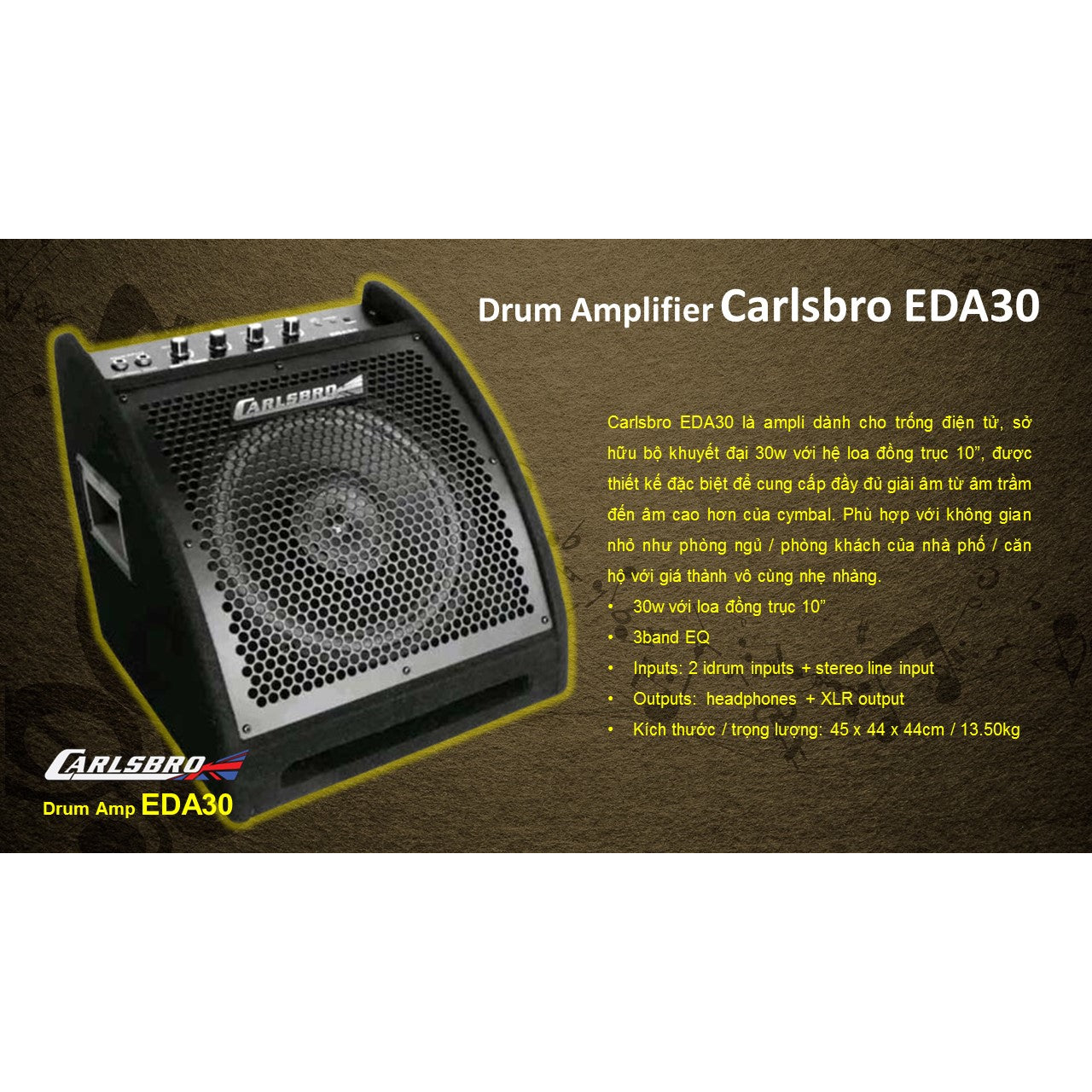 Amplifier Carlsbro EDA30 - Việt Music