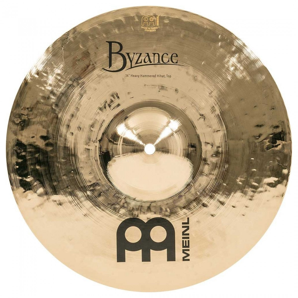 Cymbal Meinl Byzance Brilliant 14" Heavy Hammered Hihat - B14HHH-B - Việt Music