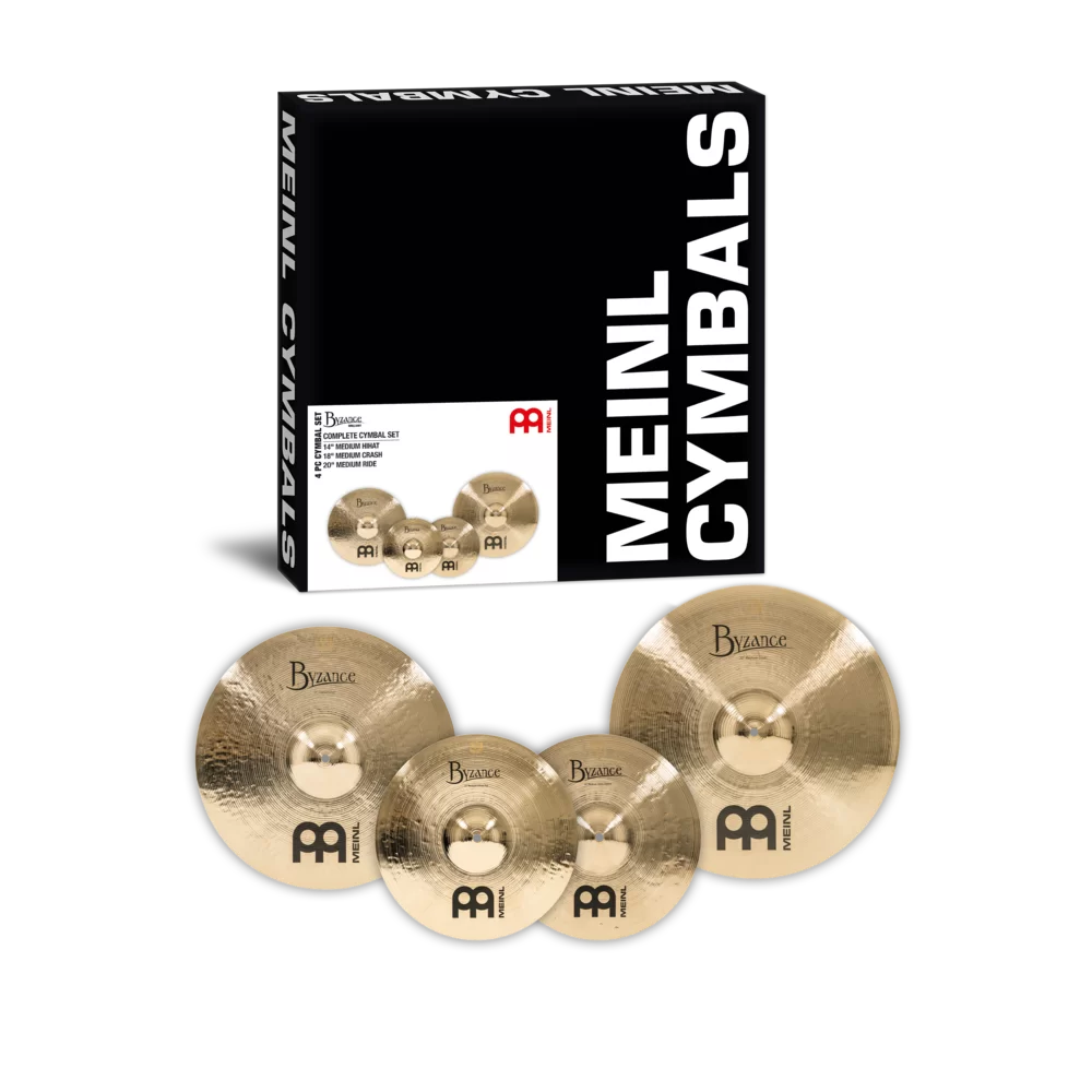 Cymbal Meinl Byzance Brilliant Complete Cymbal Set - BB-CS1 - Việt Music