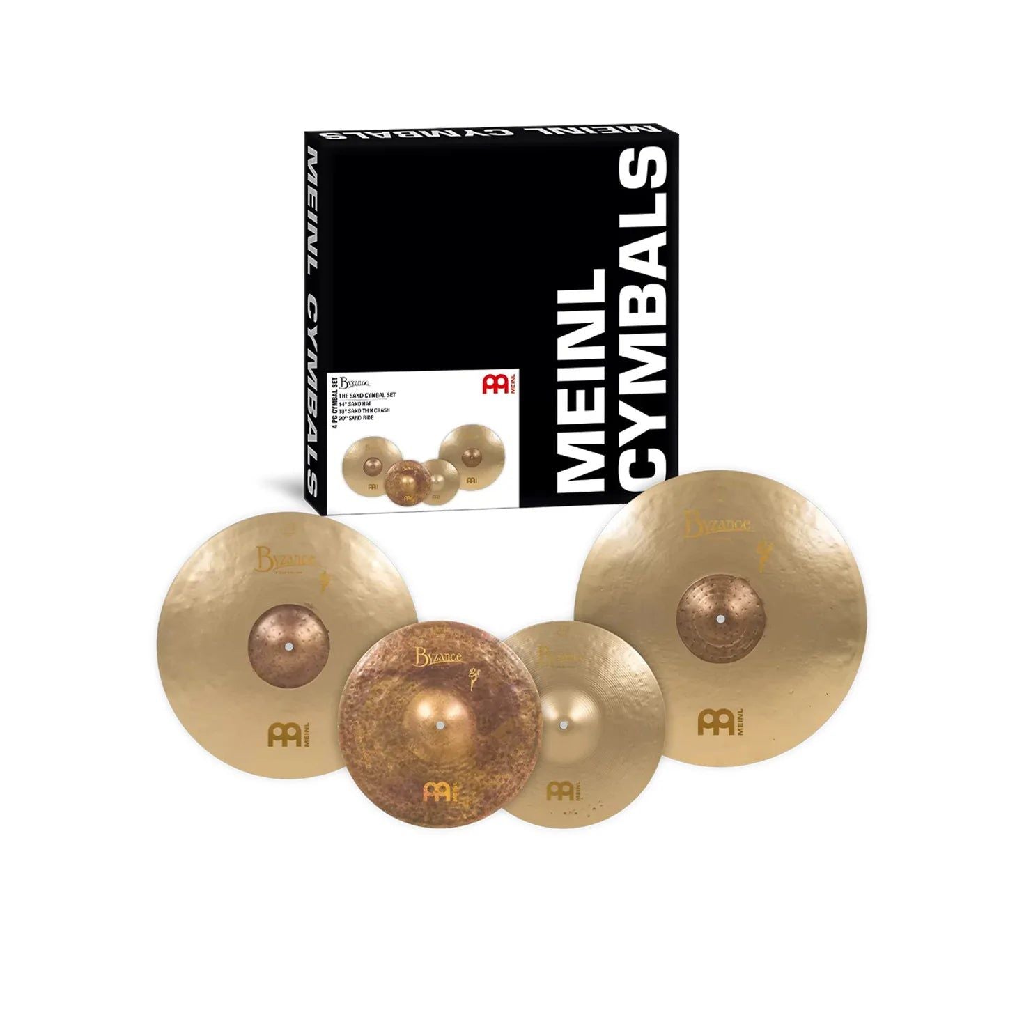 Cymbal Meinl BV-141820SA Byzance Vintage Sand, Cymbal Set - Việt Music