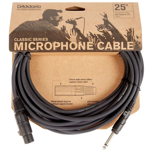 Dây Cáp Kết Nối D'Addario PW-CGMIC-25 Classic Series - Microphone Cable - Việt Music