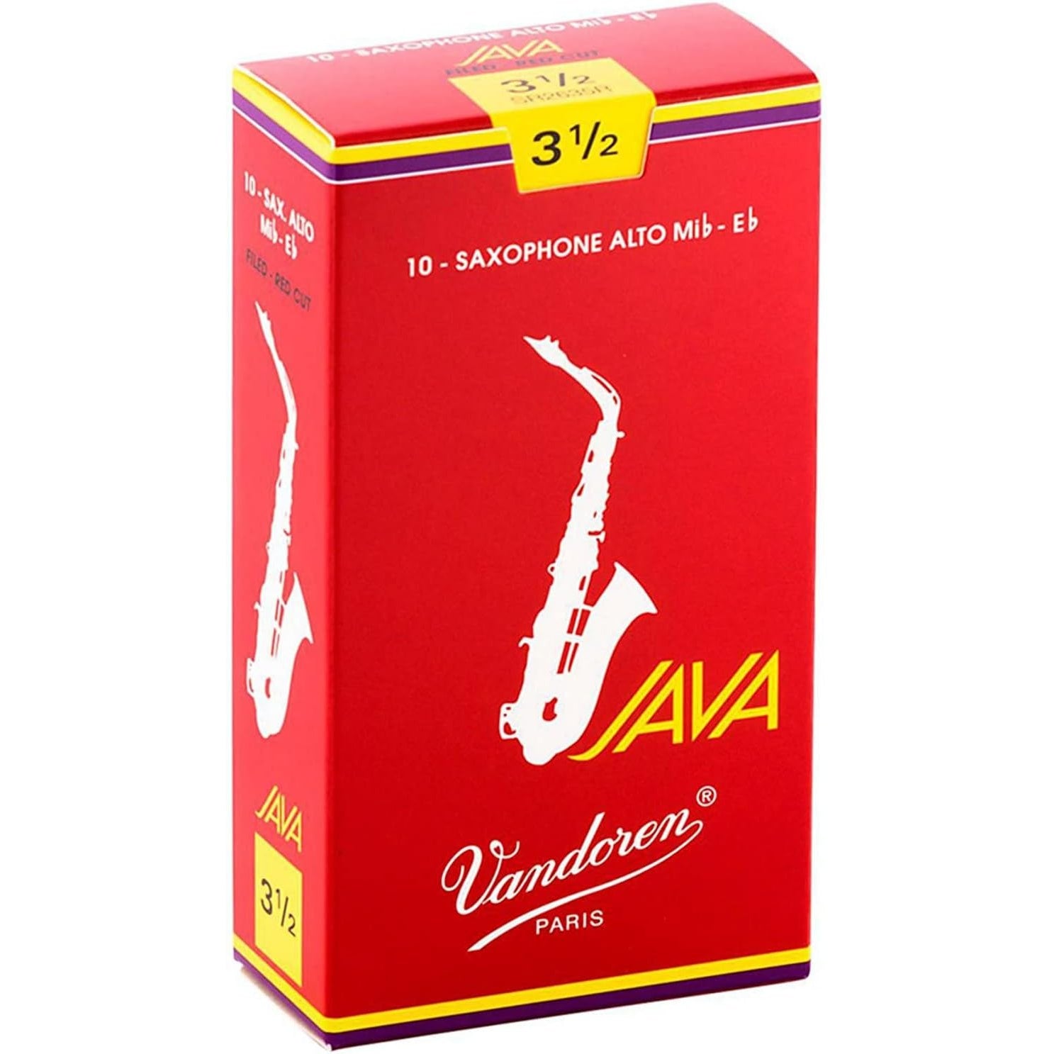 Dăm Kèn Saxophone Alto Vandoren JAVA "Filed - Red Cut" - Việt Music