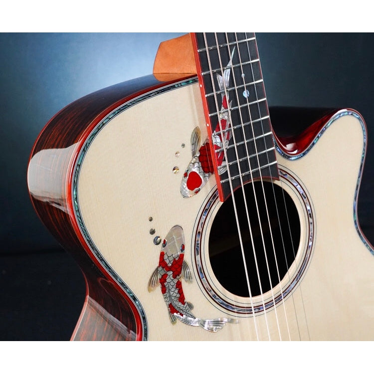 Đàn Guitar Acoustic Ayers Custom Koi - Việt Music