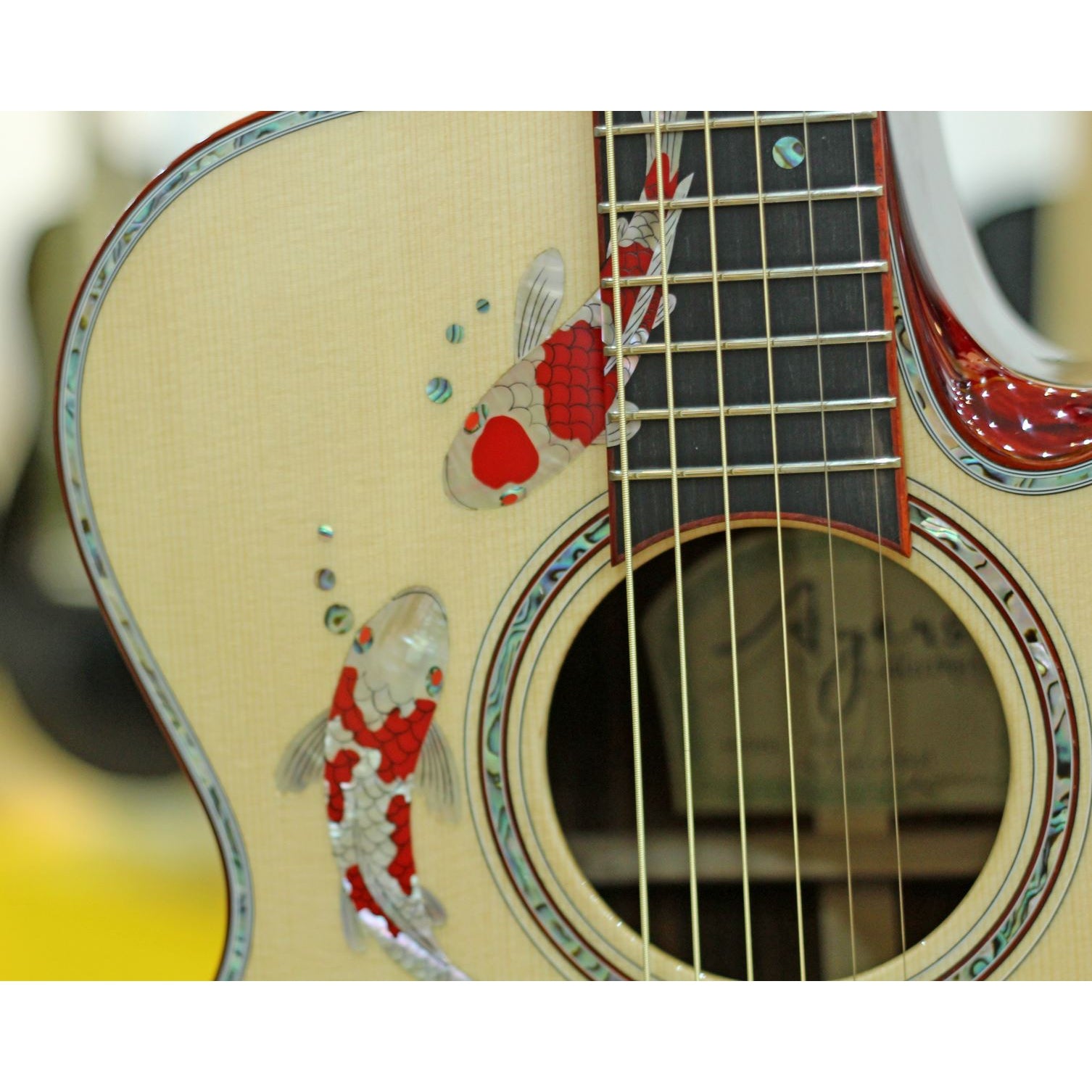 Đàn Guitar Acoustic Ayers Custom Koi - Việt Music