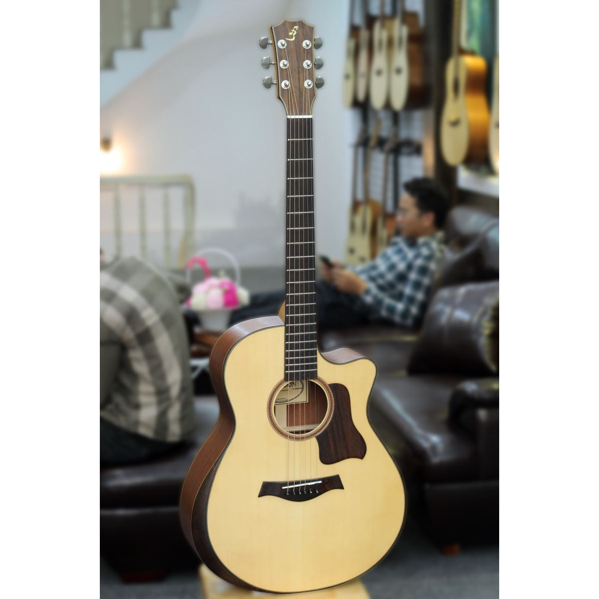 Đàn Guitar Ba Đờn T450 Acoustic - Việt Music