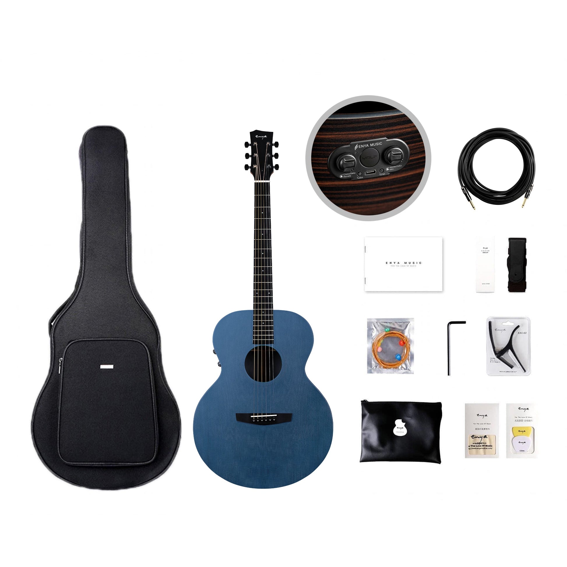 Đàn Guitar Acoustic Enya EA-X1 Pro EQ - Việt Music