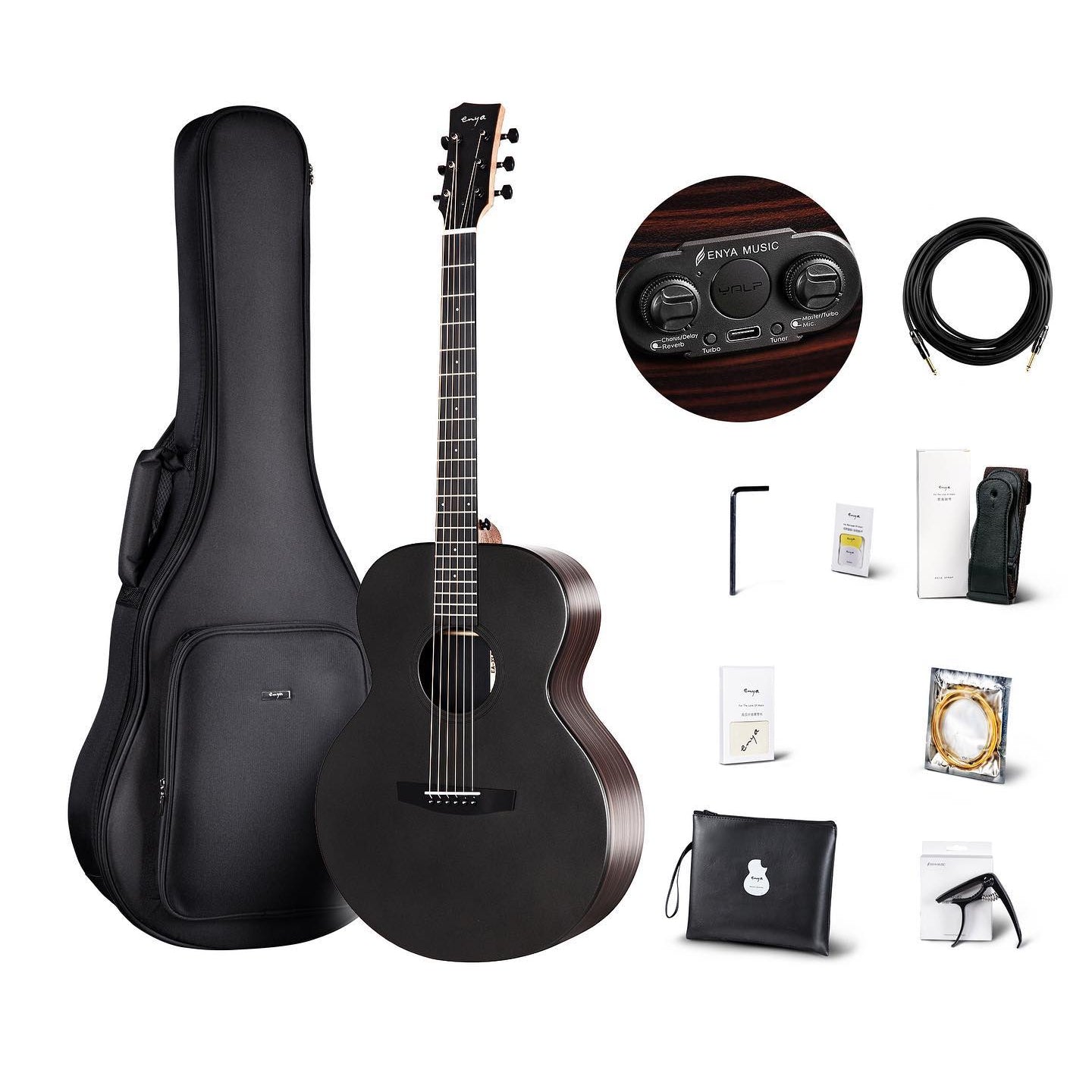 Đàn Guitar Acoustic Enya EA-X1 Pro EQ - Việt Music