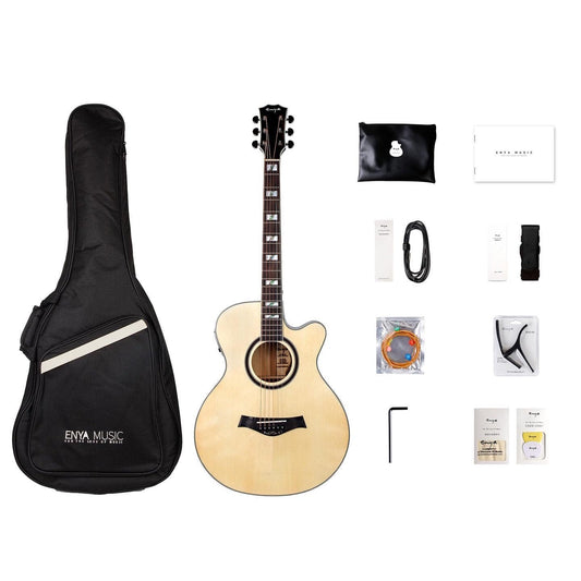 Đàn Guitar Acoustic Enya EF-18 EQ - Việt Music