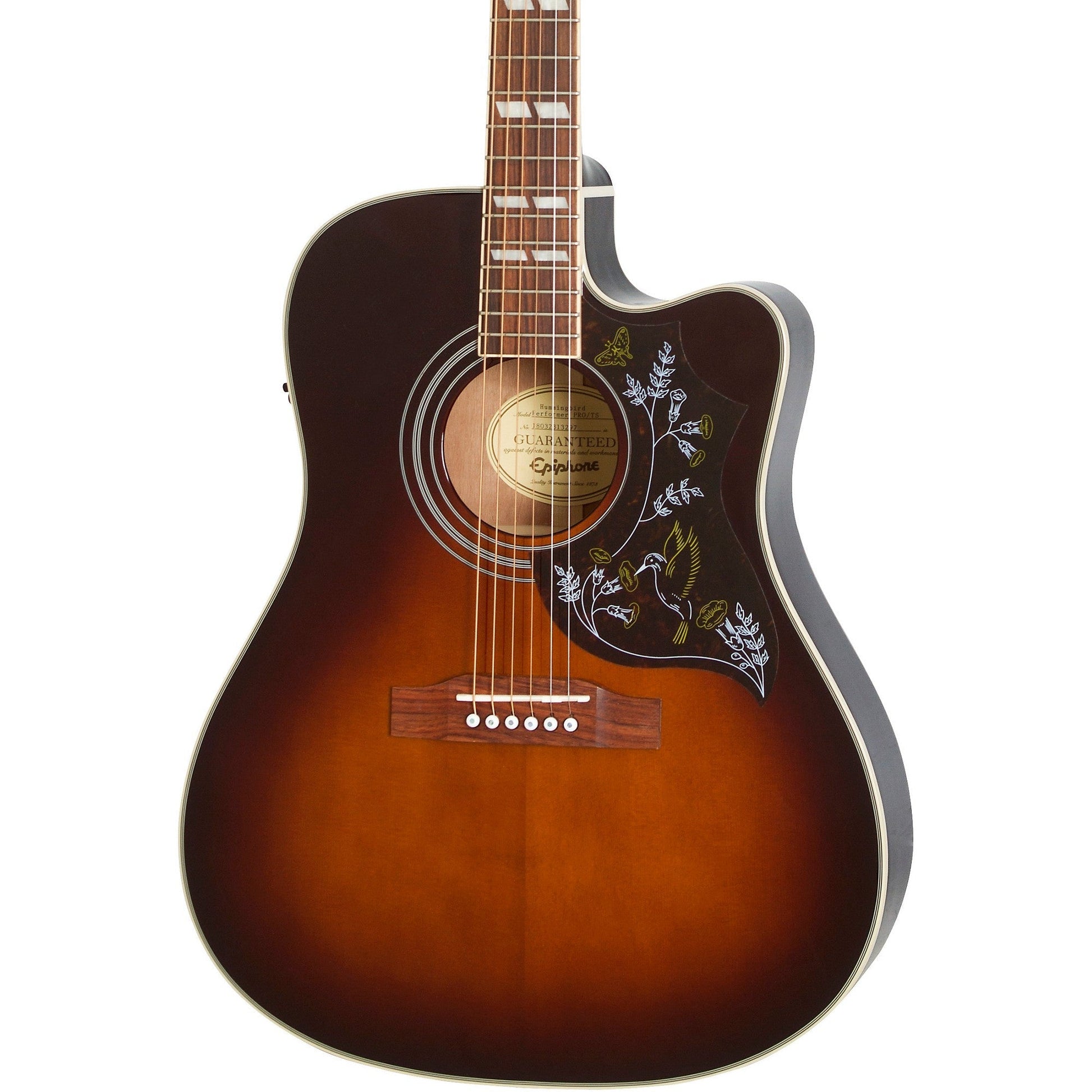 Đàn Guitar Epiphone Limited Edition Hummingbird Performer Pro Acoustic, Tobaco Sunburst - Việt Music