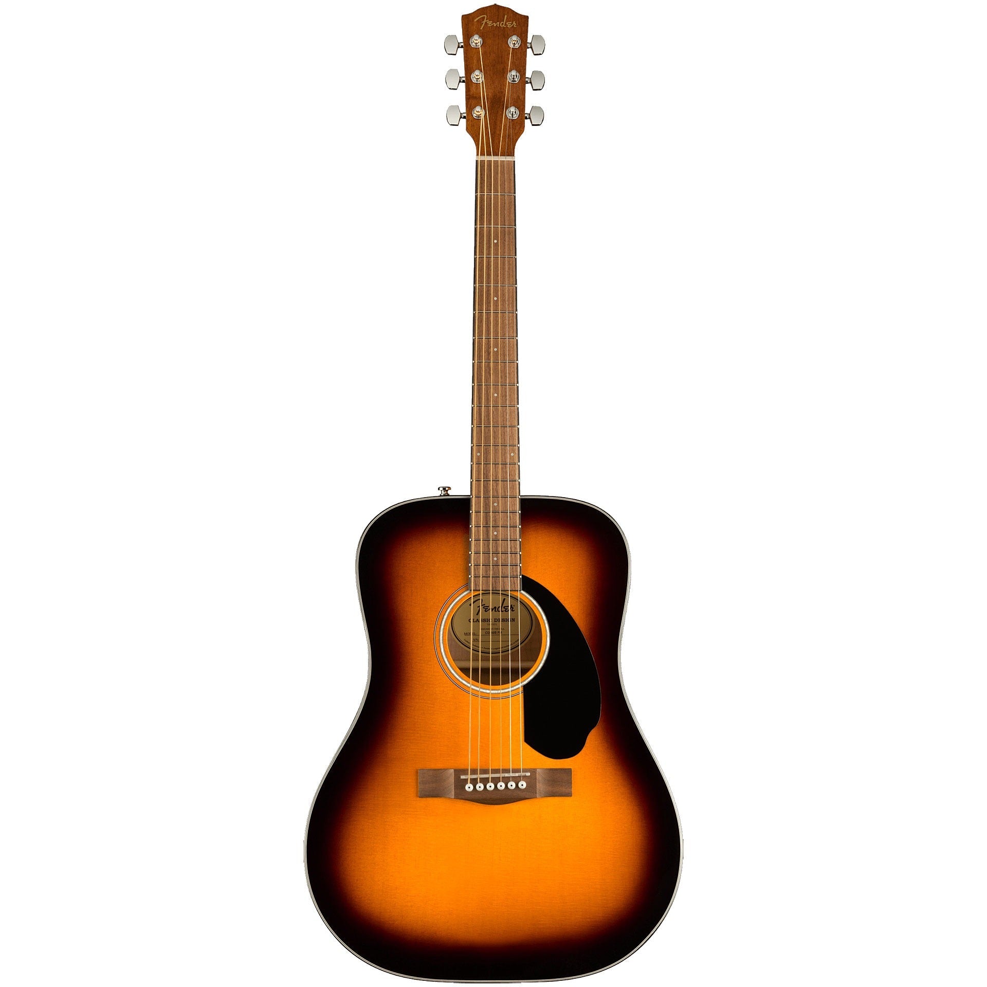 Đàn Guitar Acoustic Fender CD-60S FLM Exotic Sunburst - Việt Music