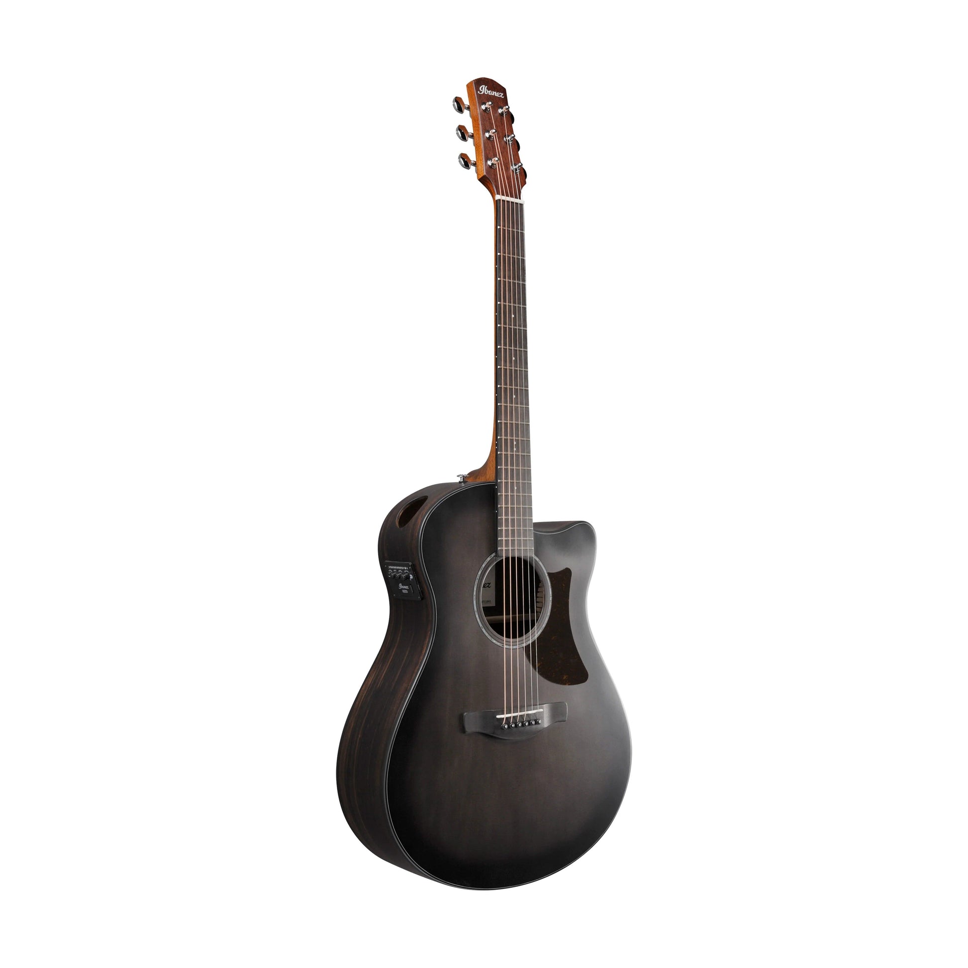 Đàn Guitar Acoustic Ibanez AAM70CE Transparent Charcoal Burst Low, Natural Open - Việt Music