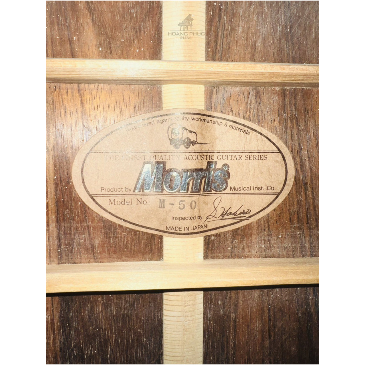 Đàn Guitar Acoustic Morris M50 - Qua Sử Dụng - Việt Music