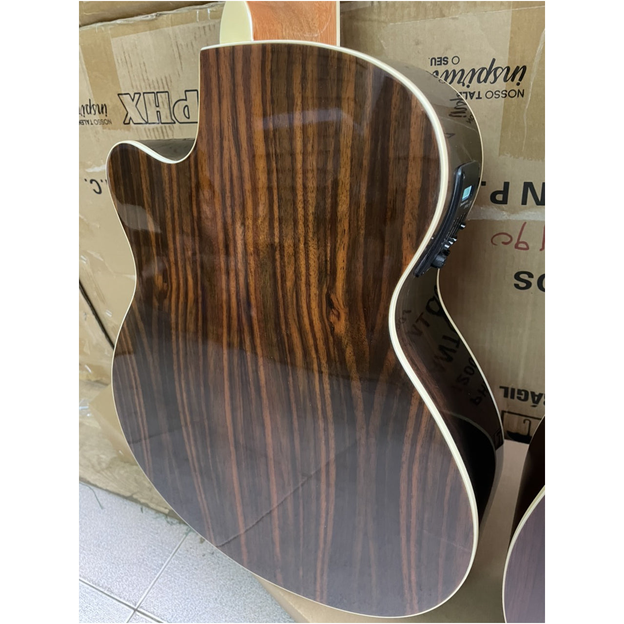 Đàn Guitar Acoustic PHX Skill SC-40A, Natural - Việt Music