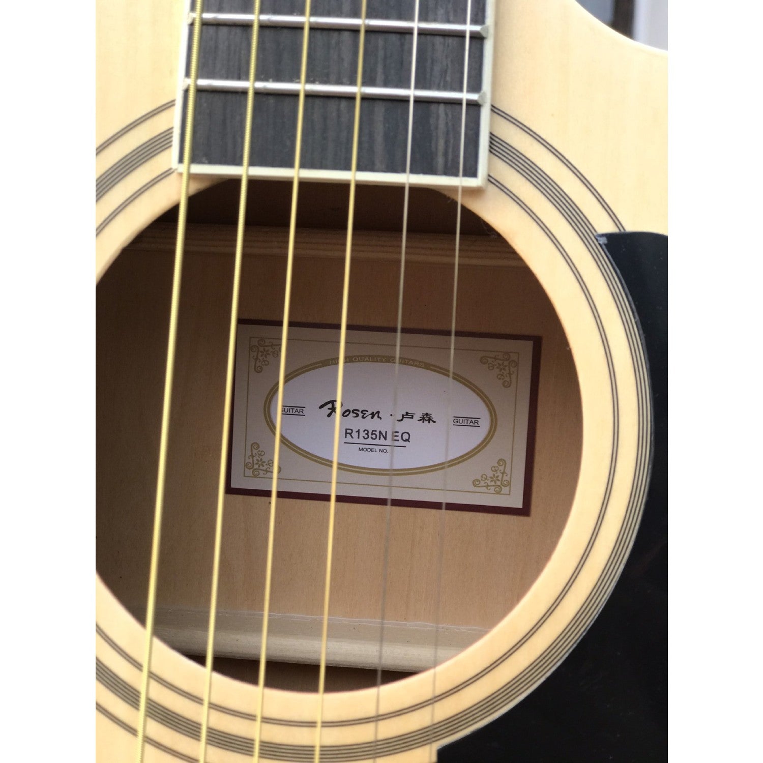 Đàn Guitar Acoustic Rosen R135 EQ (Full phụ kiện) - Việt Music