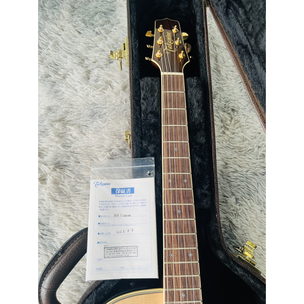 Đàn Guitar Acoustic Takamine 500 CUSTOM - Qua Sử Dụng - Việt Music