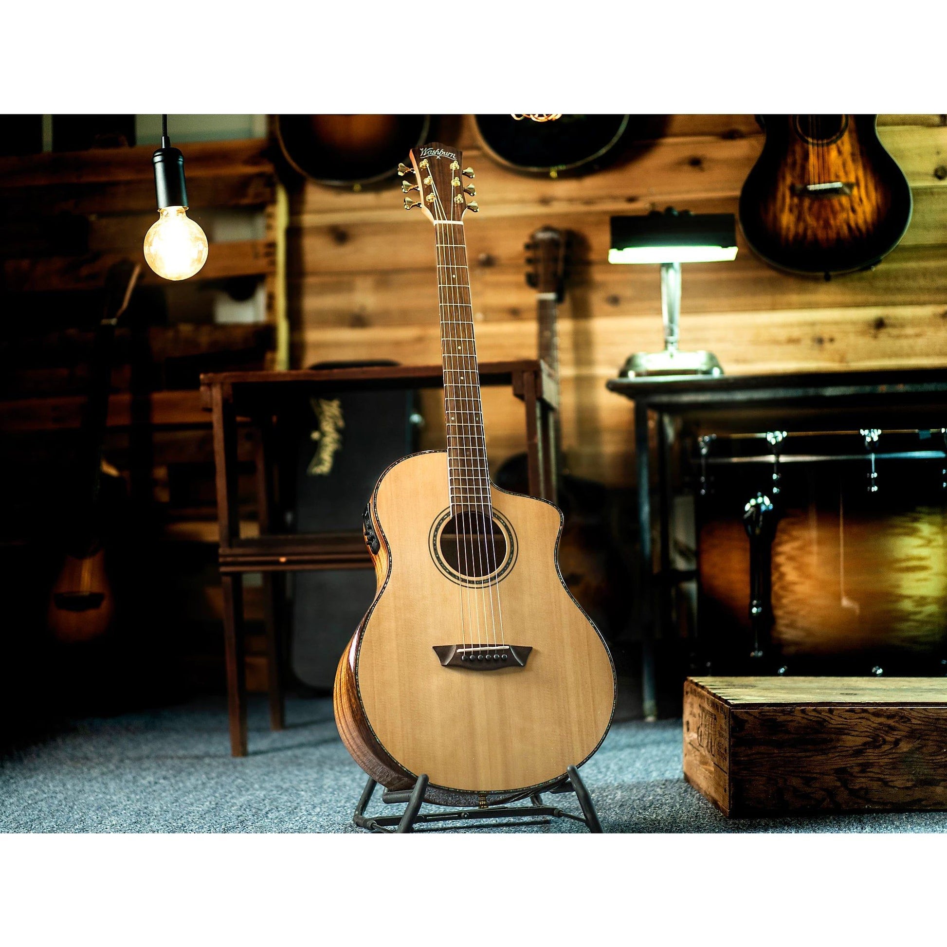 Đàn Guitar Washburn Bella Tono Allure Elite NATSCE Acoustic - Việt Music