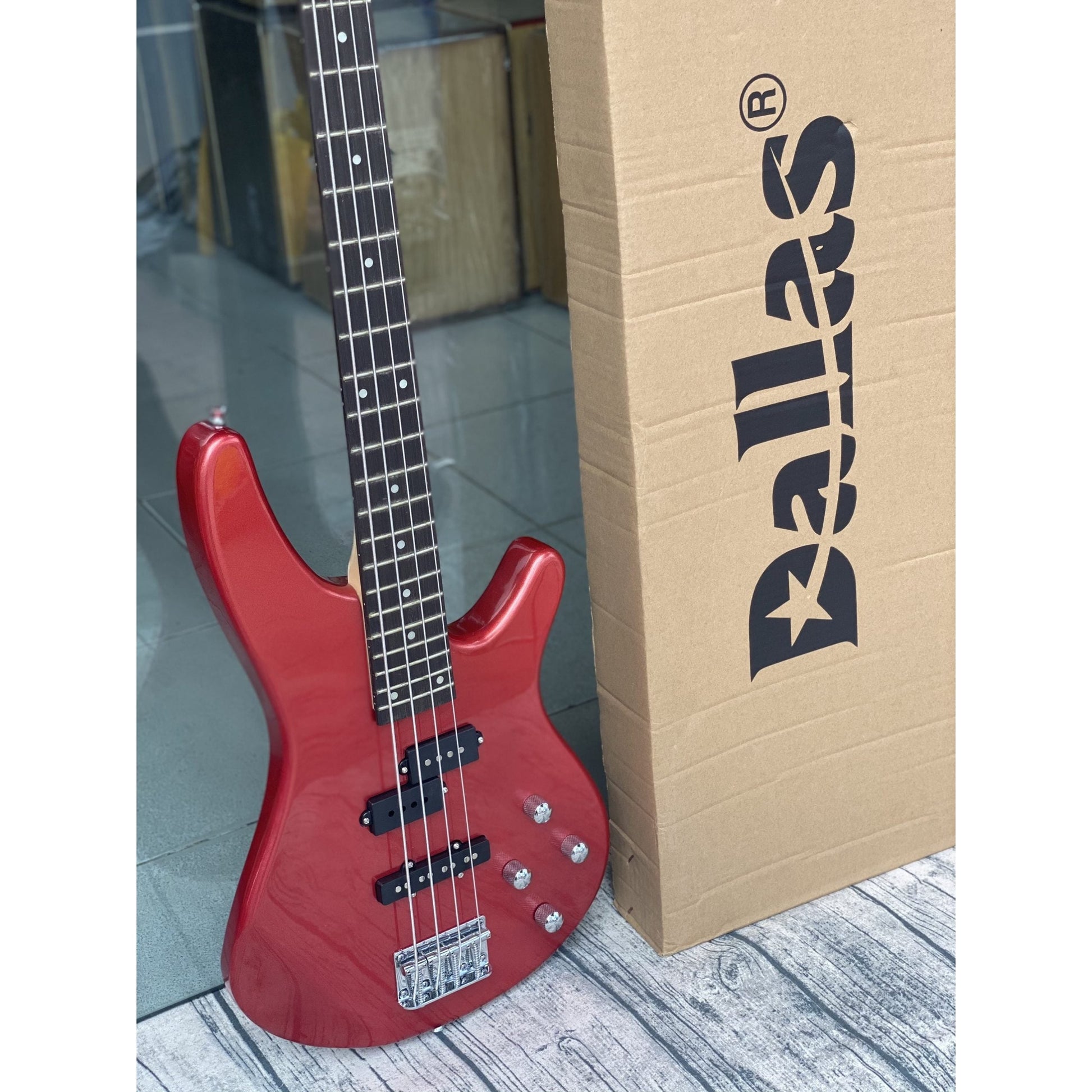 Đàn Guitar Bass Dallas DL-B3 Red - Việt Music