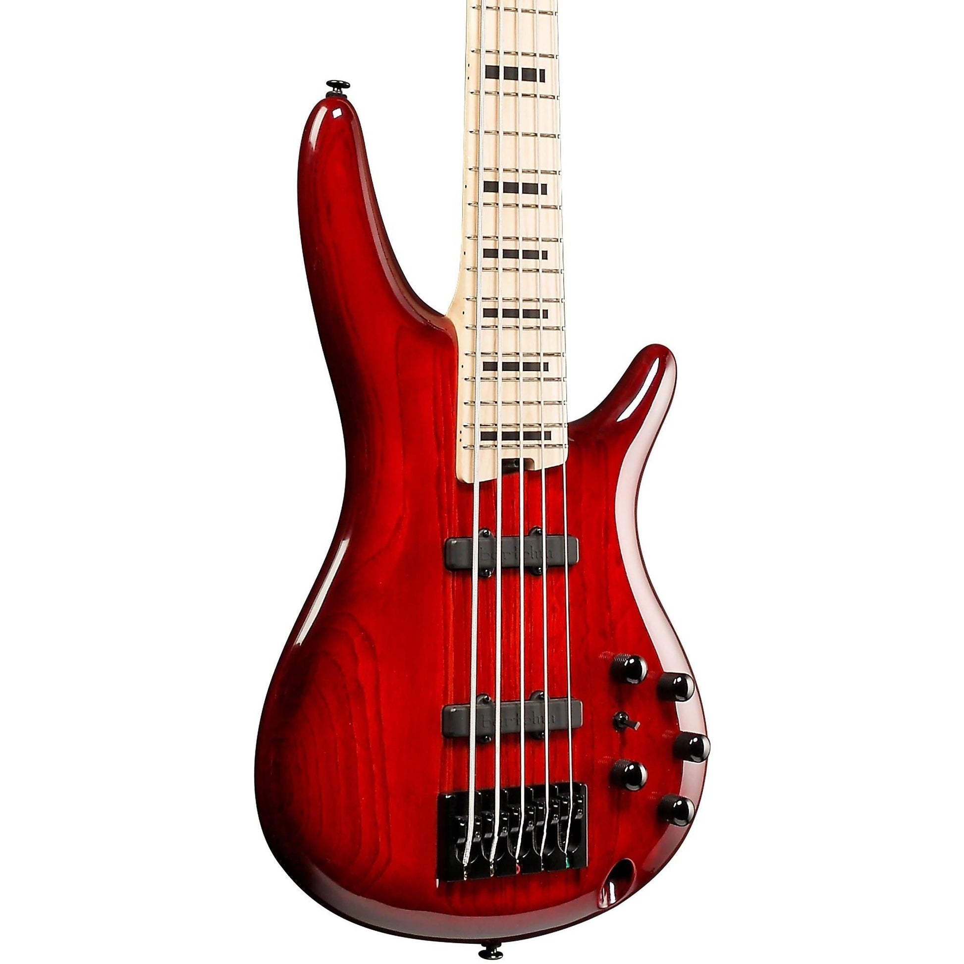 Đàn Guitar Bass Ibanez ANB205 - Adam Nitti Signature, Transparent Wine Red Burst - 5 Strings - Việt Music