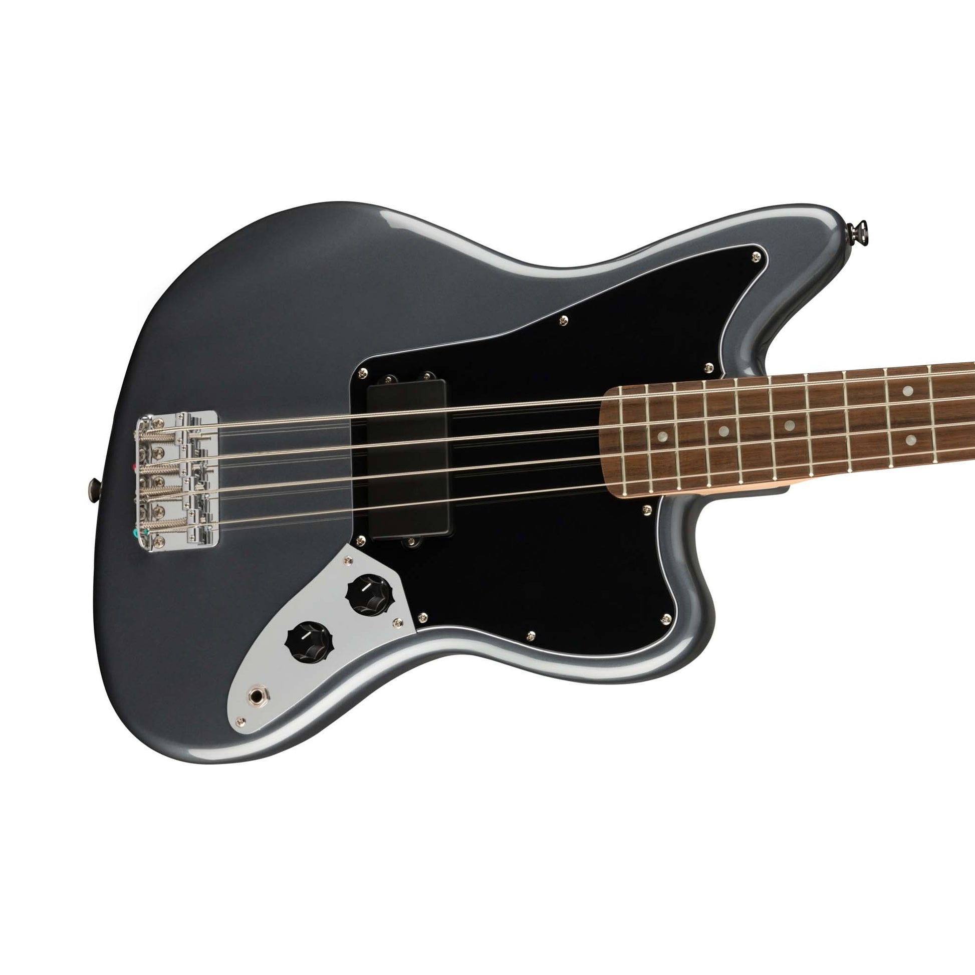 Đàn Guitar Bass Squier Affinity Series Jag Bass H, Laurel Fingerboard, Charcoal Frost Metallic - Việt Music