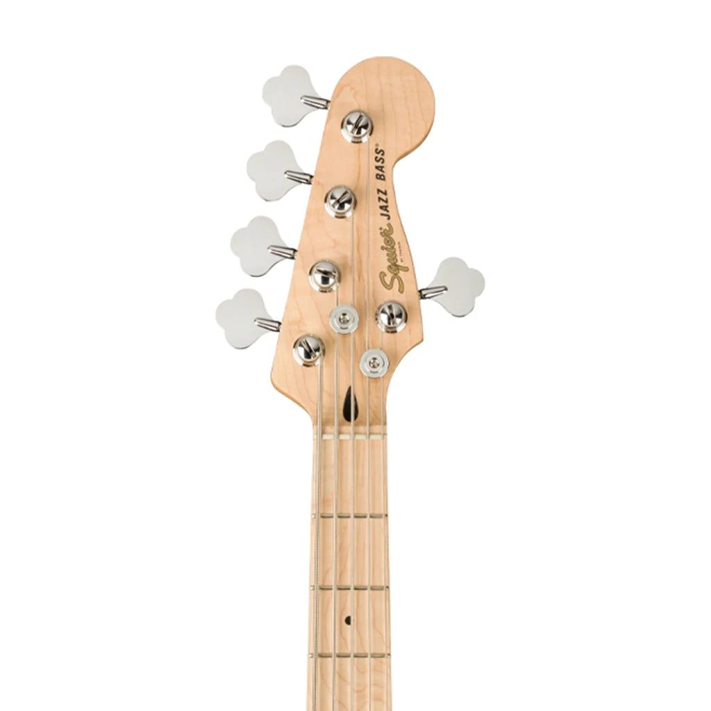 Đàn Guitar Bass Squier Affinity Series Jazz Bass V SS, Maple Fingerboard, Olympic White - Việt Music