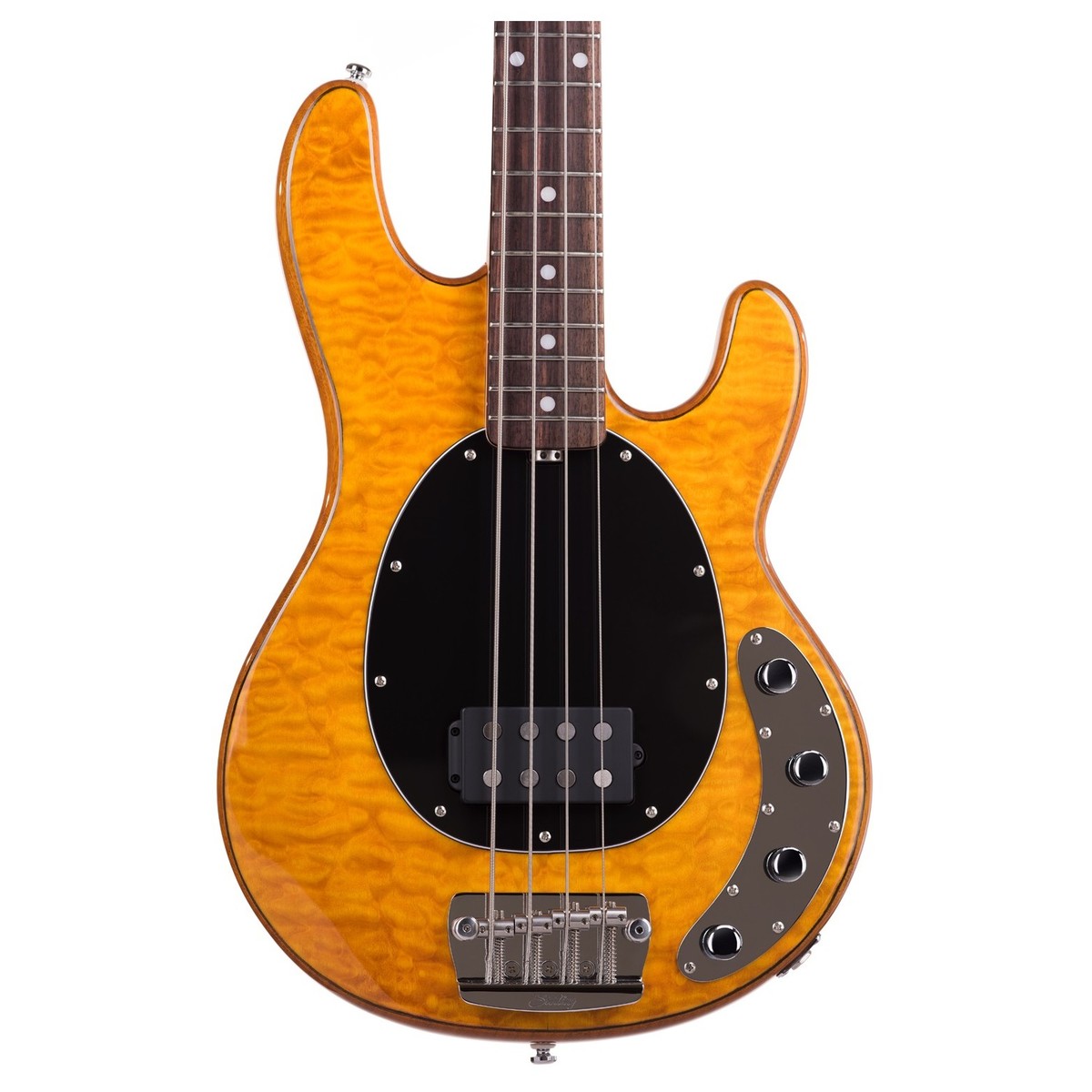 Đàn Guitar Bass Sterling By Music Man StingRay Ray34QM H, Rosewood Fingerboard, Antique Maple - 4 Strings - Việt Music