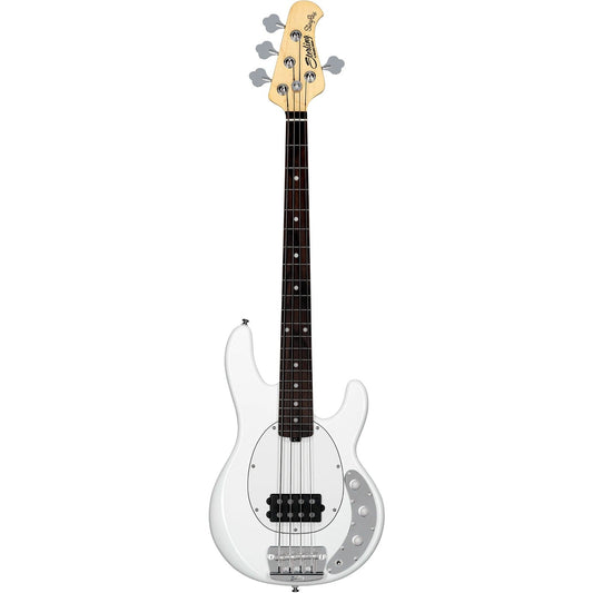 Đàn Guitar Bass Sterling By Music Man Stingray Short Scale RAYSS4 H, Rosewood Fingerboard, Olympic White - 4 Strings - Việt Music