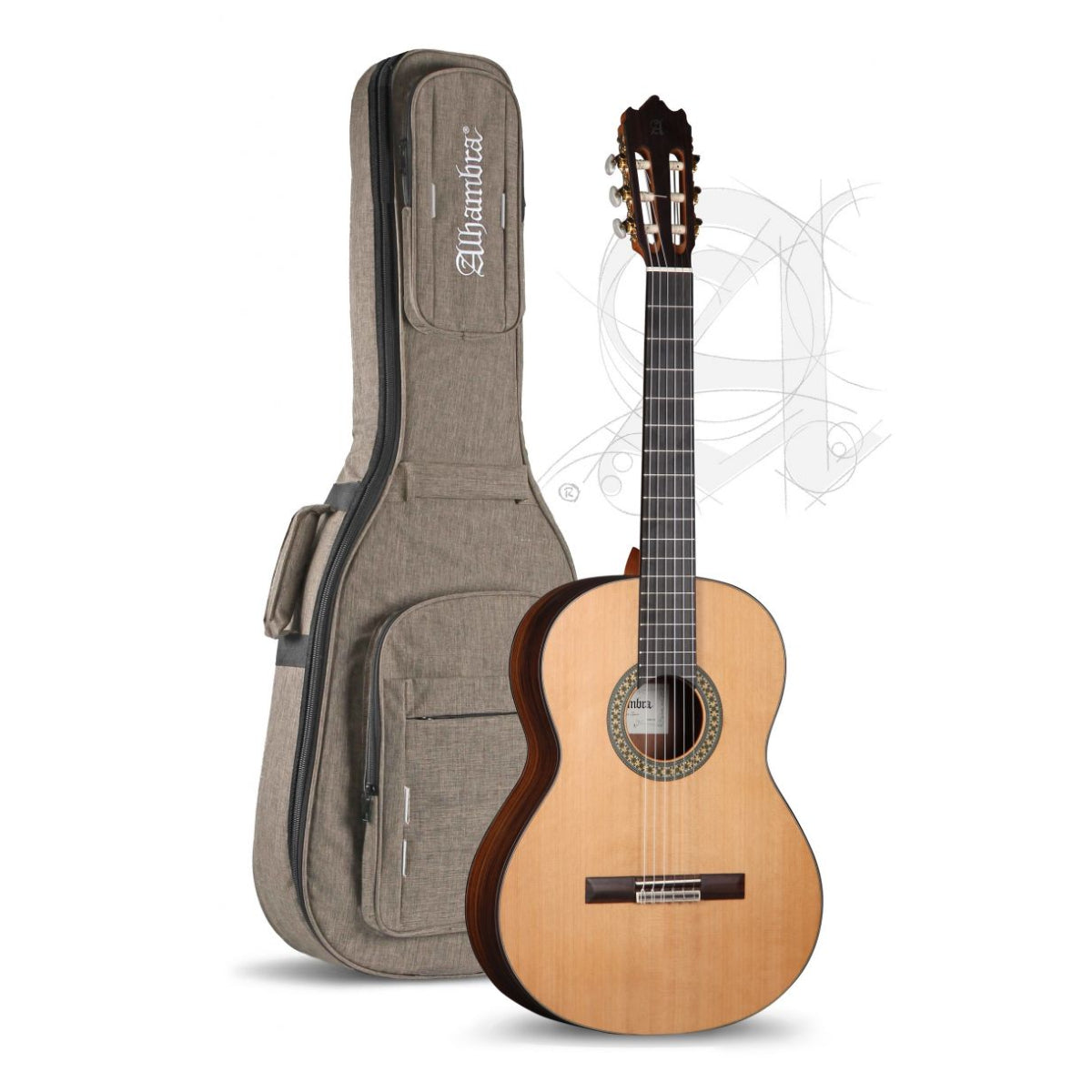 Đàn Guitar Classic Alhambra 4P - Việt Music