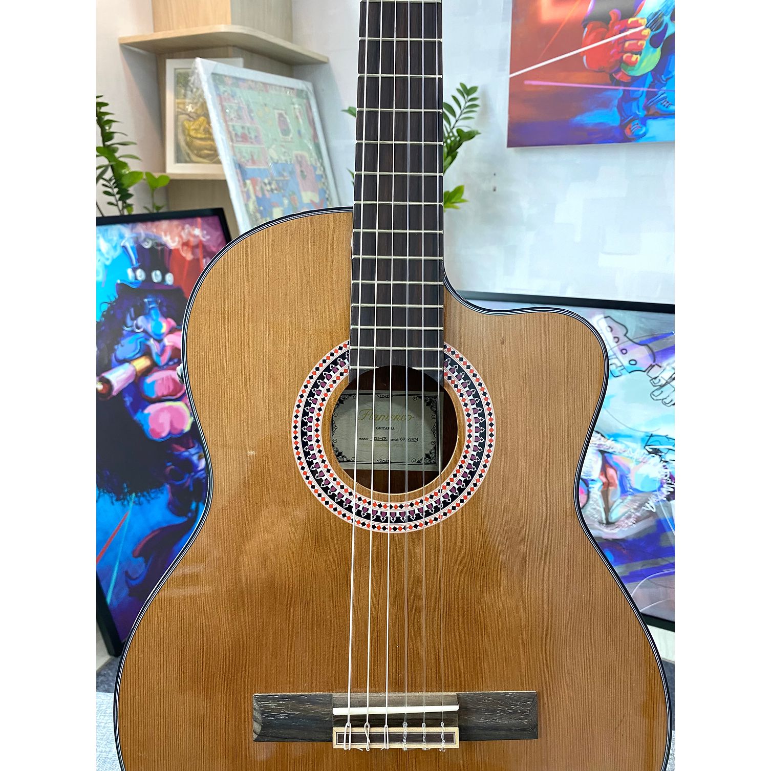 Đàn Guitar Classic Flamenco JX25C EQ Pro Cedar/Mahogany - Việt Music