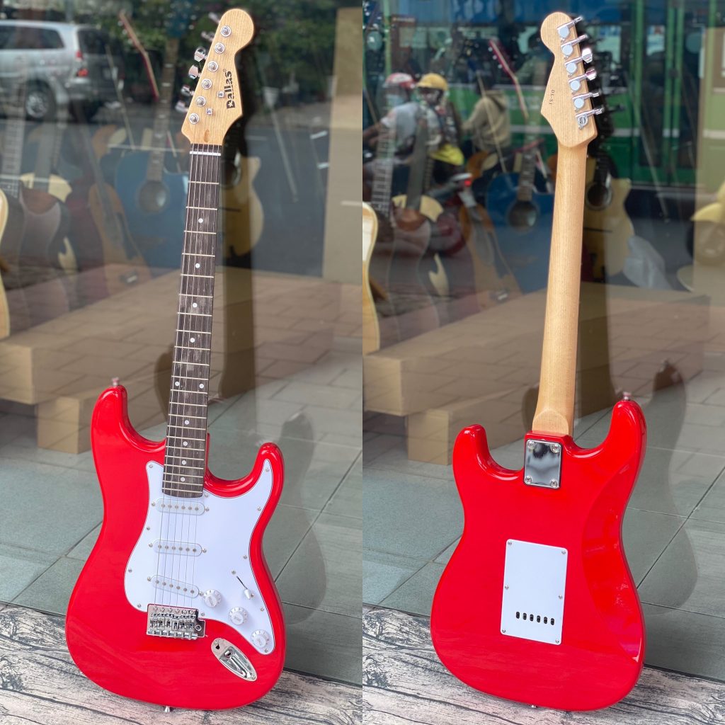 Đàn Guitar Điện Dallas DL-S1 Red - Việt Music