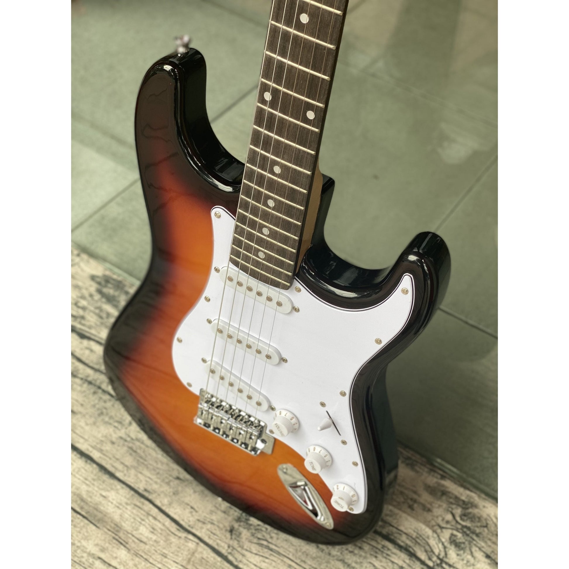 Đàn Guitar Điện Dallas DL-S1 Sunburst - Việt Music