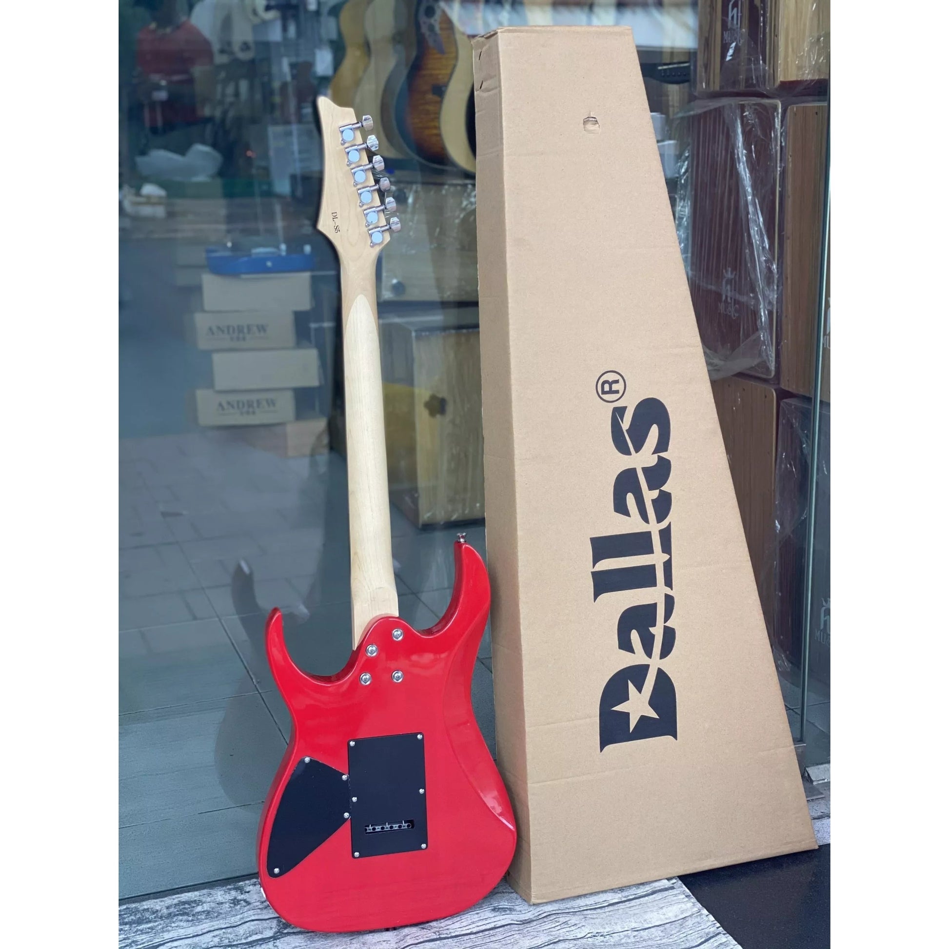 Đàn Guitar Điện Dallas DL-S5 Red - Việt Music