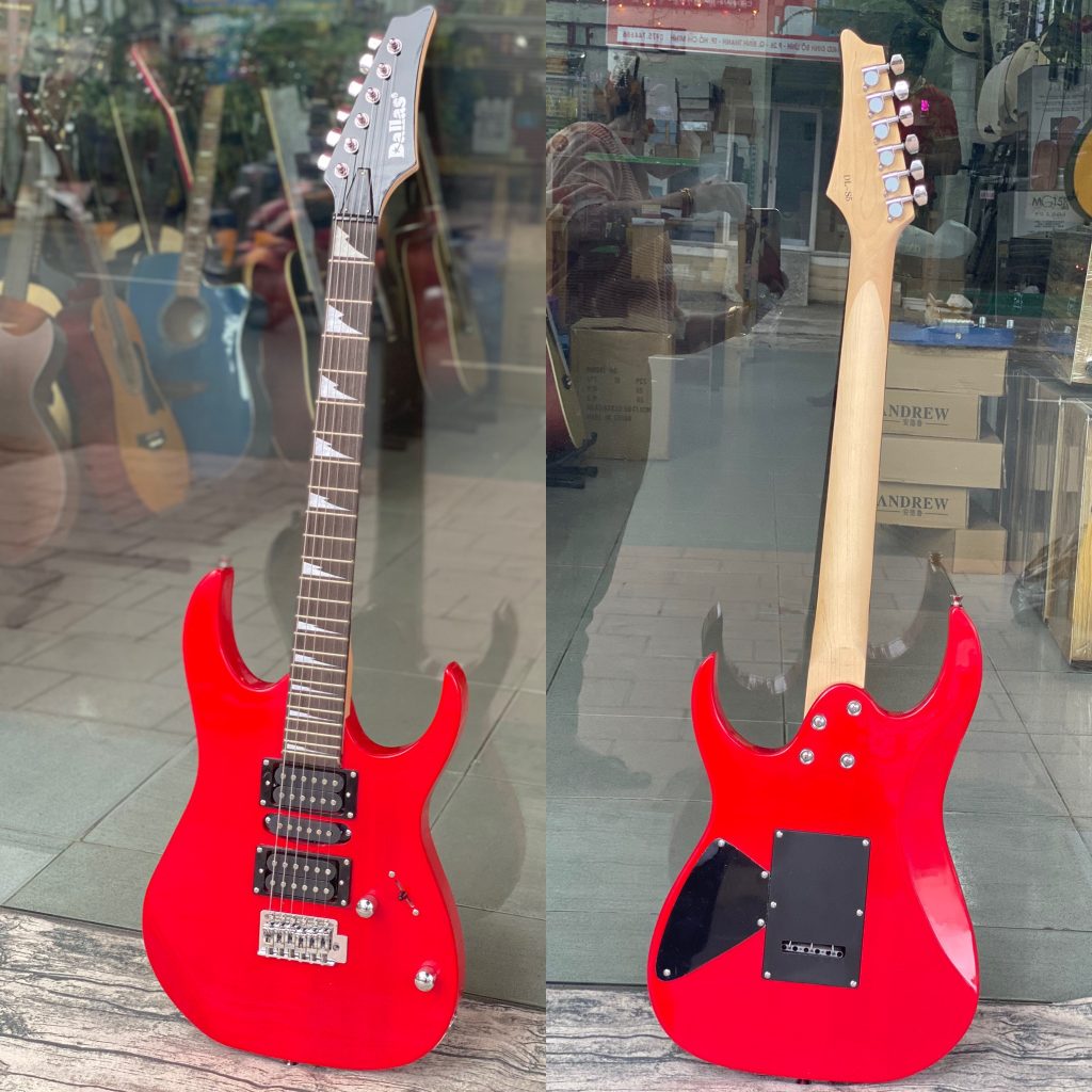 Đàn Guitar Điện Dallas DL-S5 Red - Việt Music