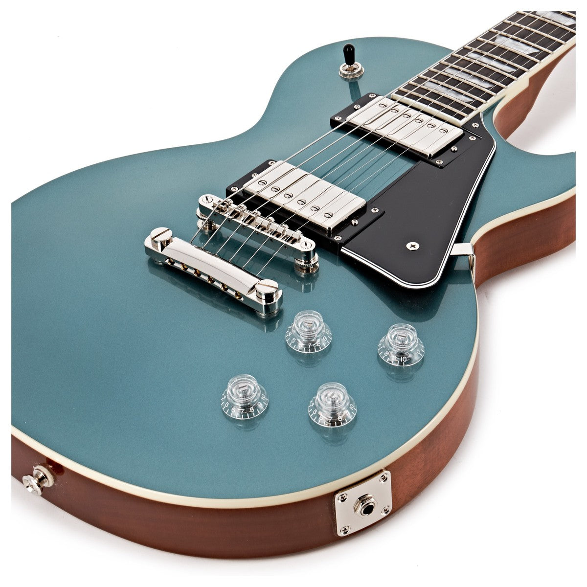 Đàn Guitar Điện Epiphone Les Paul Modern, Faded Pelham Blue - Việt Music