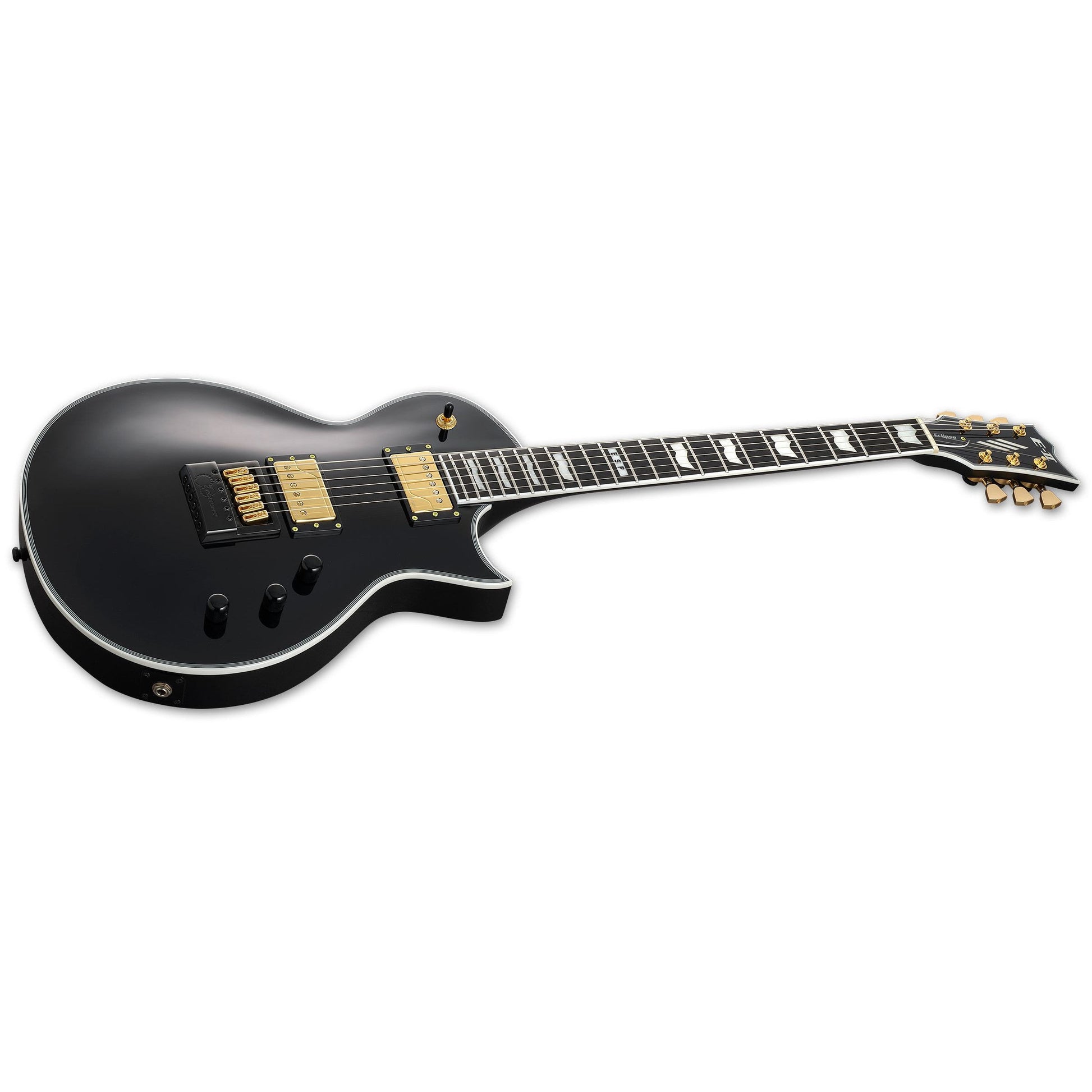 Đàn Guitar Điện ESP E-II Eclipse Full Thickness EverTune, Black - Việt Music