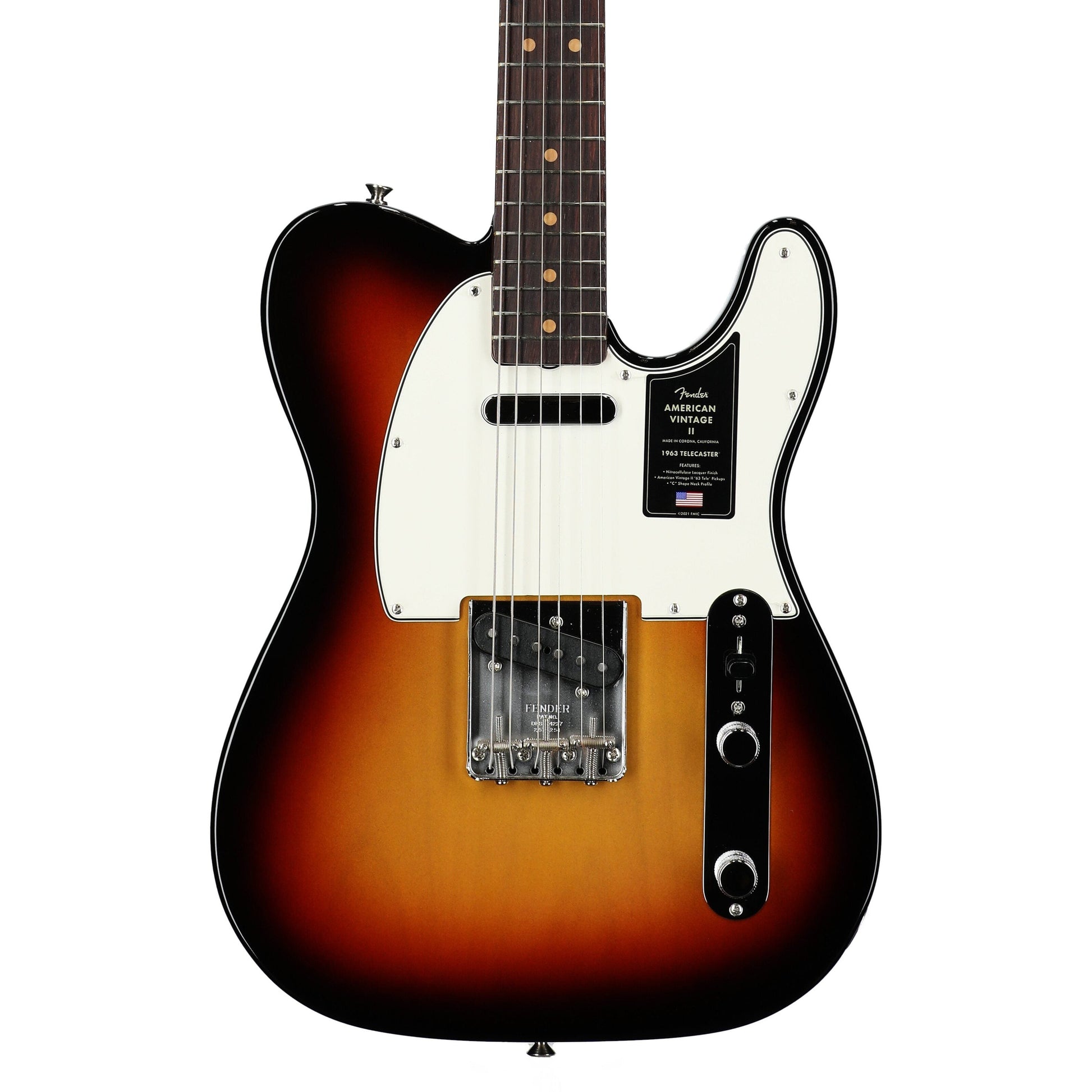 Đàn Guitar Điện Fender American Vintage II 1963 Telecaster SS, Rosewood Fingerboard - Việt Music