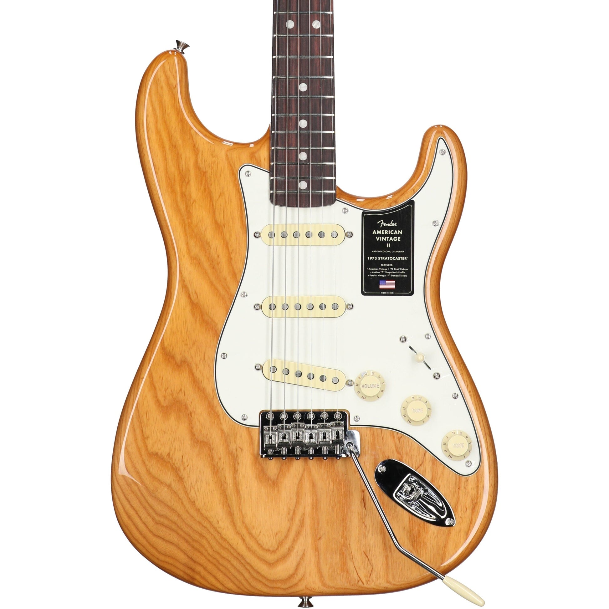 Đàn Guitar Điện Fender American Vintage II 1973 Stratocaster SSS, Rosewood Fingerboard, Aged Natural - Việt Music
