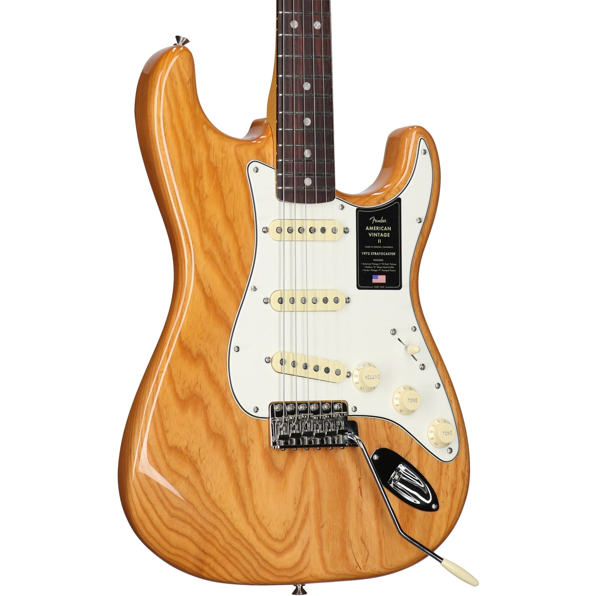 Đàn Guitar Điện Fender American Vintage II 1973 Stratocaster SSS, Rosewood Fingerboard, Aged Natural - Việt Music