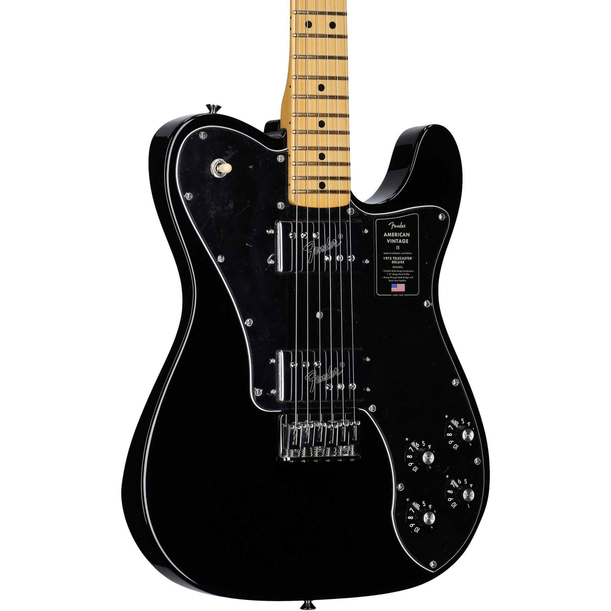 Đàn Guitar Điện Fender American Vintage II 1975 Telecaster Deluxe HH, Maple Fingerboard - Việt Music