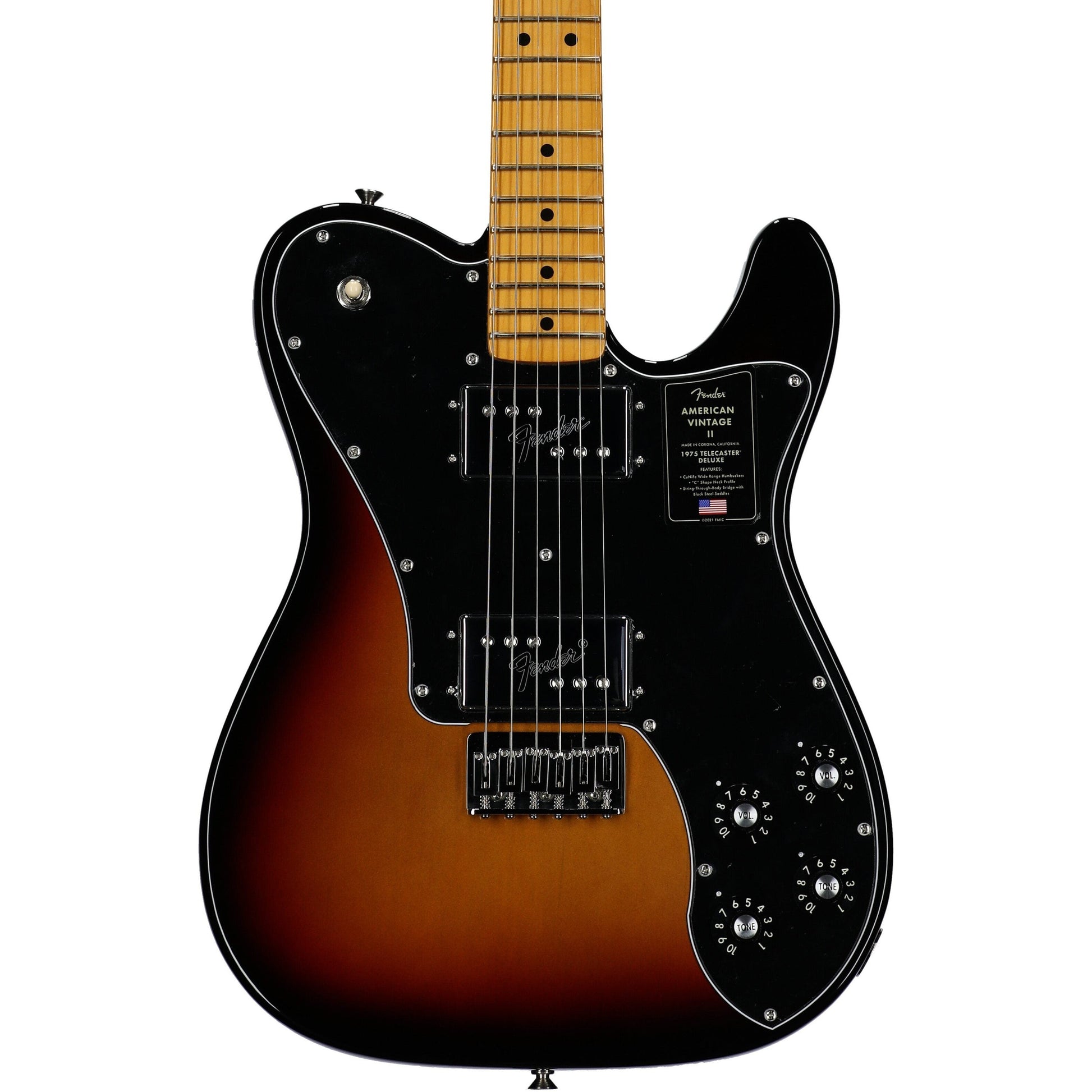 Đàn Guitar Điện Fender American Vintage II 1975 Telecaster Deluxe HH, Maple Fingerboard - Việt Music