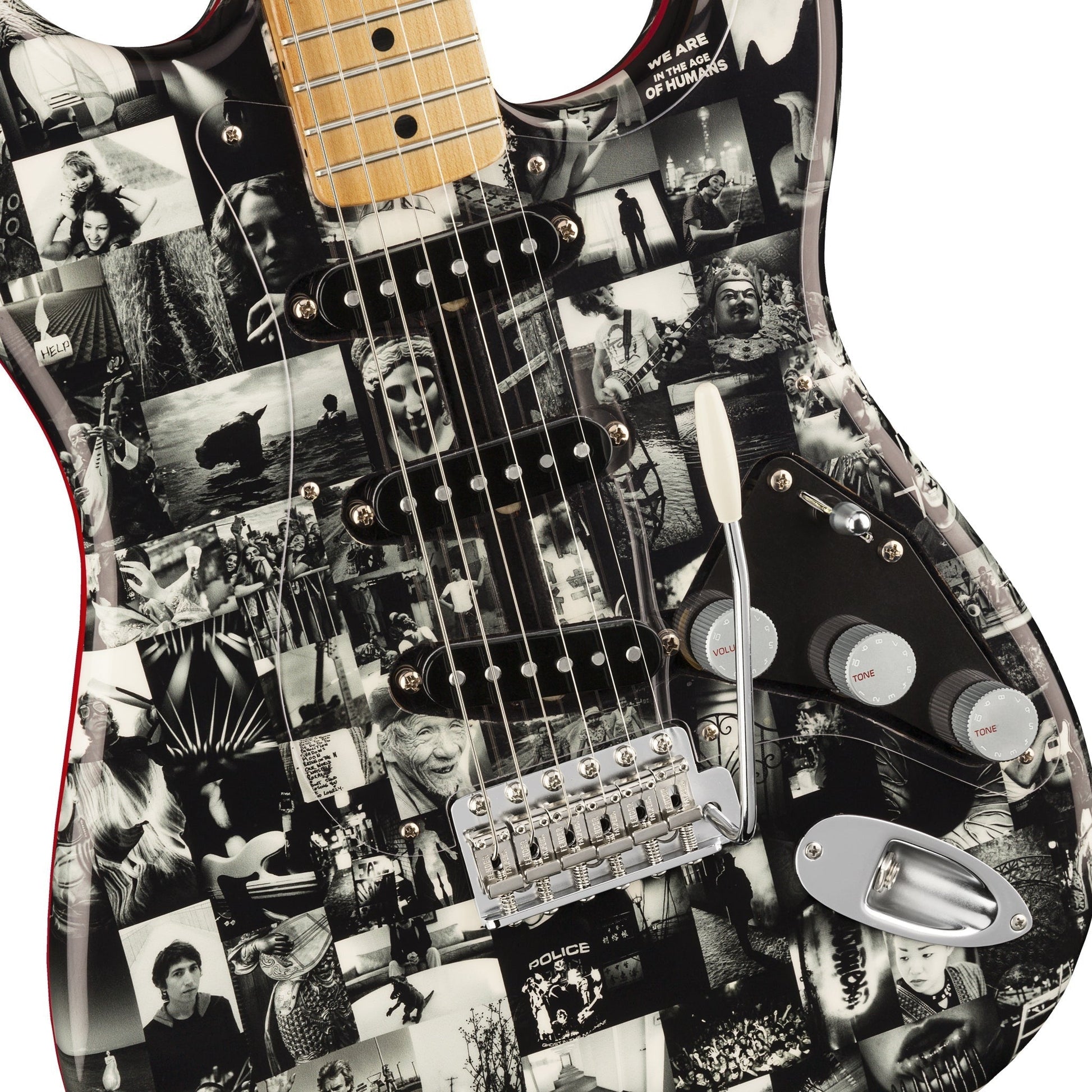 Fender Custom Shop Ltd Ed Dennis Galuszka Masterbuilt Andy Summers Monochrome Stratocaster Guitar - Việt Music