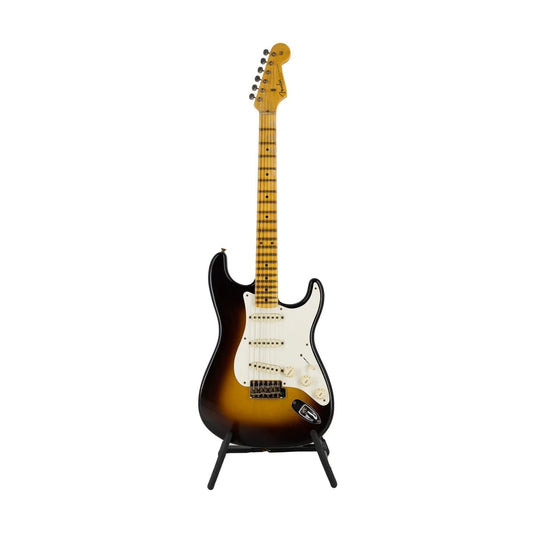 Fender Custom Shop Ltd Ed 1957 Stratocaster Journeyman Relic Guitar, Wide-fade Chocolate 2-Color Sunburst - Việt Music