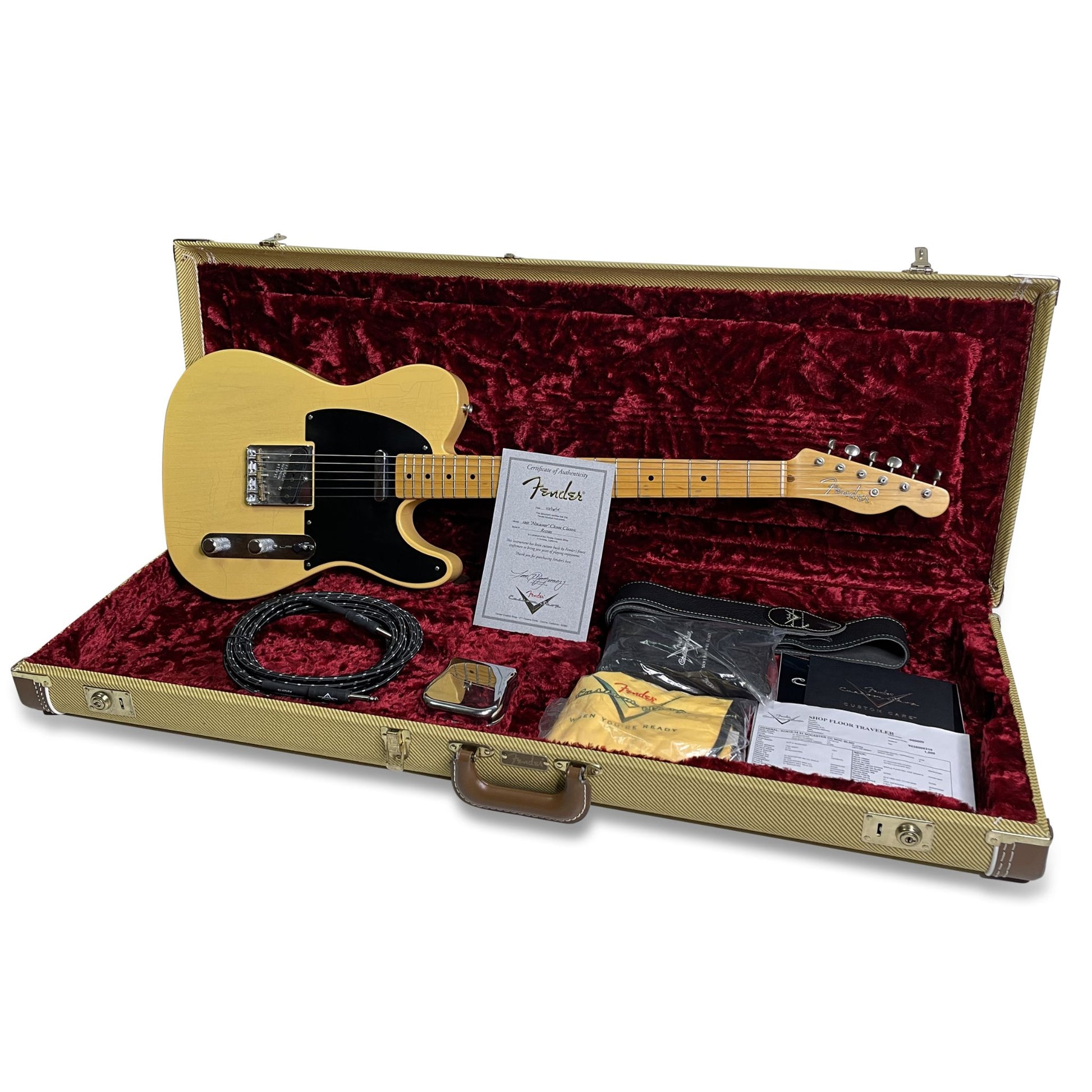 Đàn Guitar Điện Fender Custom Shop Ltd Ed 1951 Nocaster Telecaster SS, Maple Fingerboard, Blonde - Việt Music