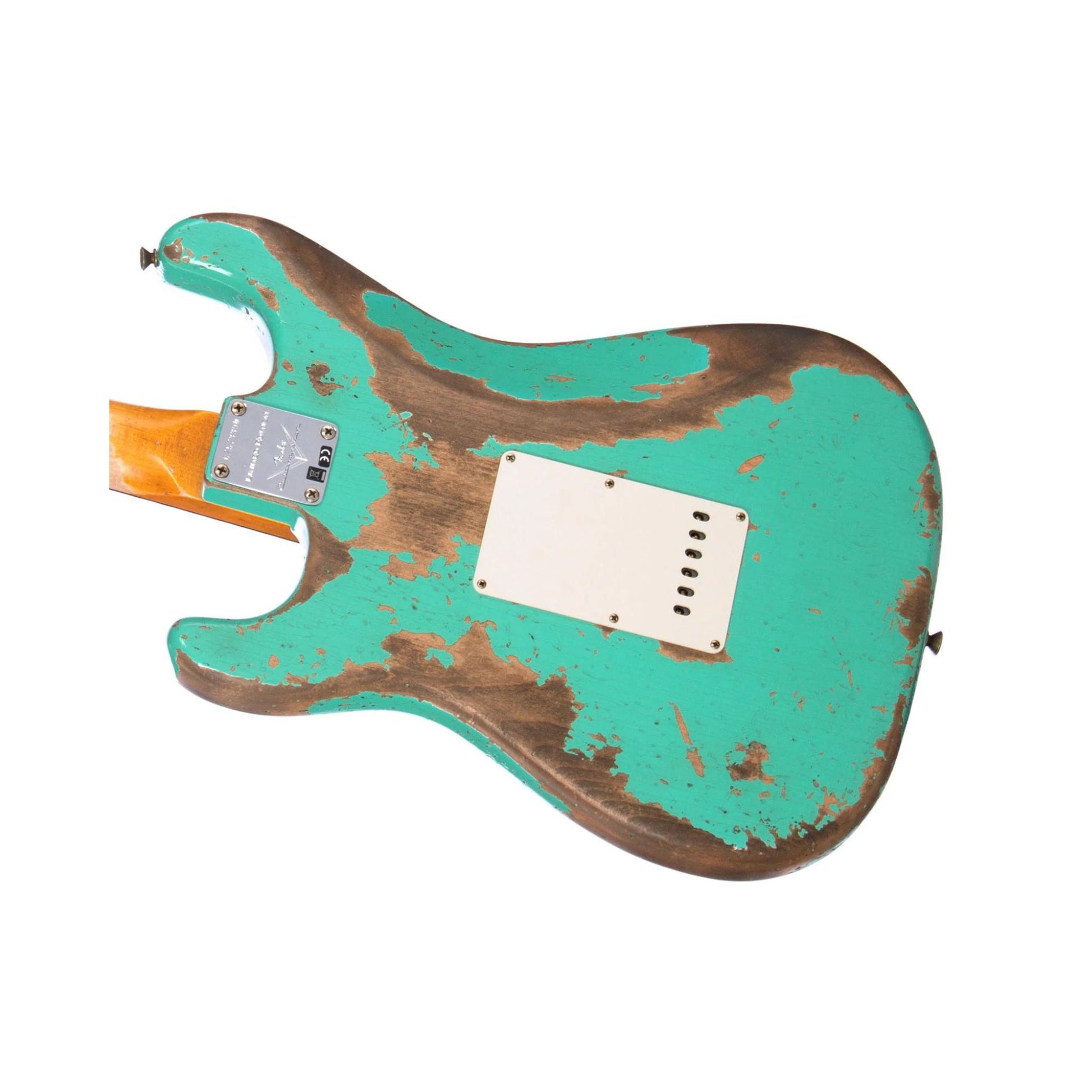 Đàn Guitar Điện Fender Custom Shop Ltd Ed 1960 Dual-Mag II Super Heavy Relic Stratocaster SSS, Rosewood Fingerboard, Aged Surf Green - Việt Music