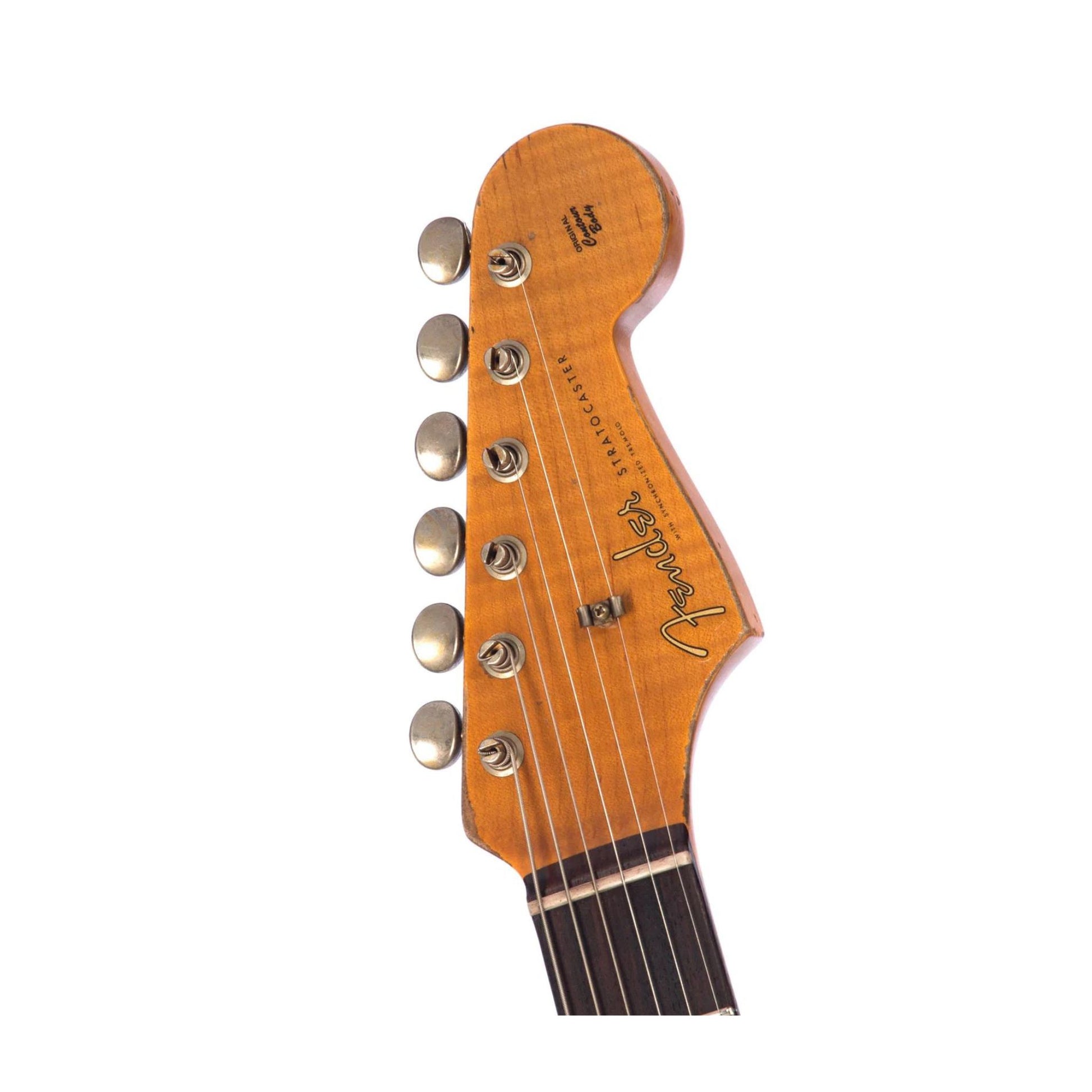 Đàn Guitar Điện Fender Custom Shop Ltd Ed 1960 Dual-Mag II Super Heavy Relic Stratocaster SSS, Rosewood Fingerboard, Aged Surf Green - Việt Music