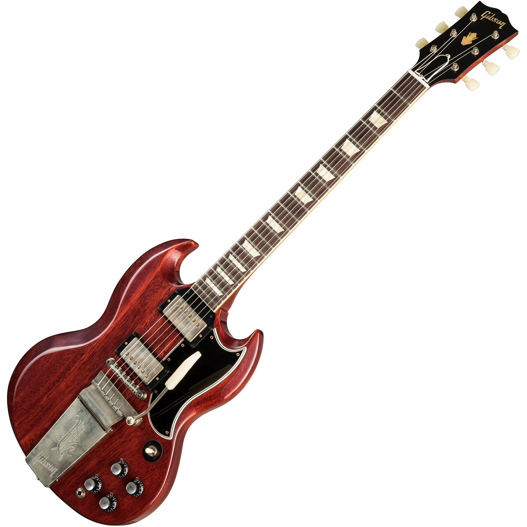 Gibson Custom Shop 1964 SG Standard Reissue With Maestro Vibrola Cherry Red - Qua Sử Dụng - Việt Music