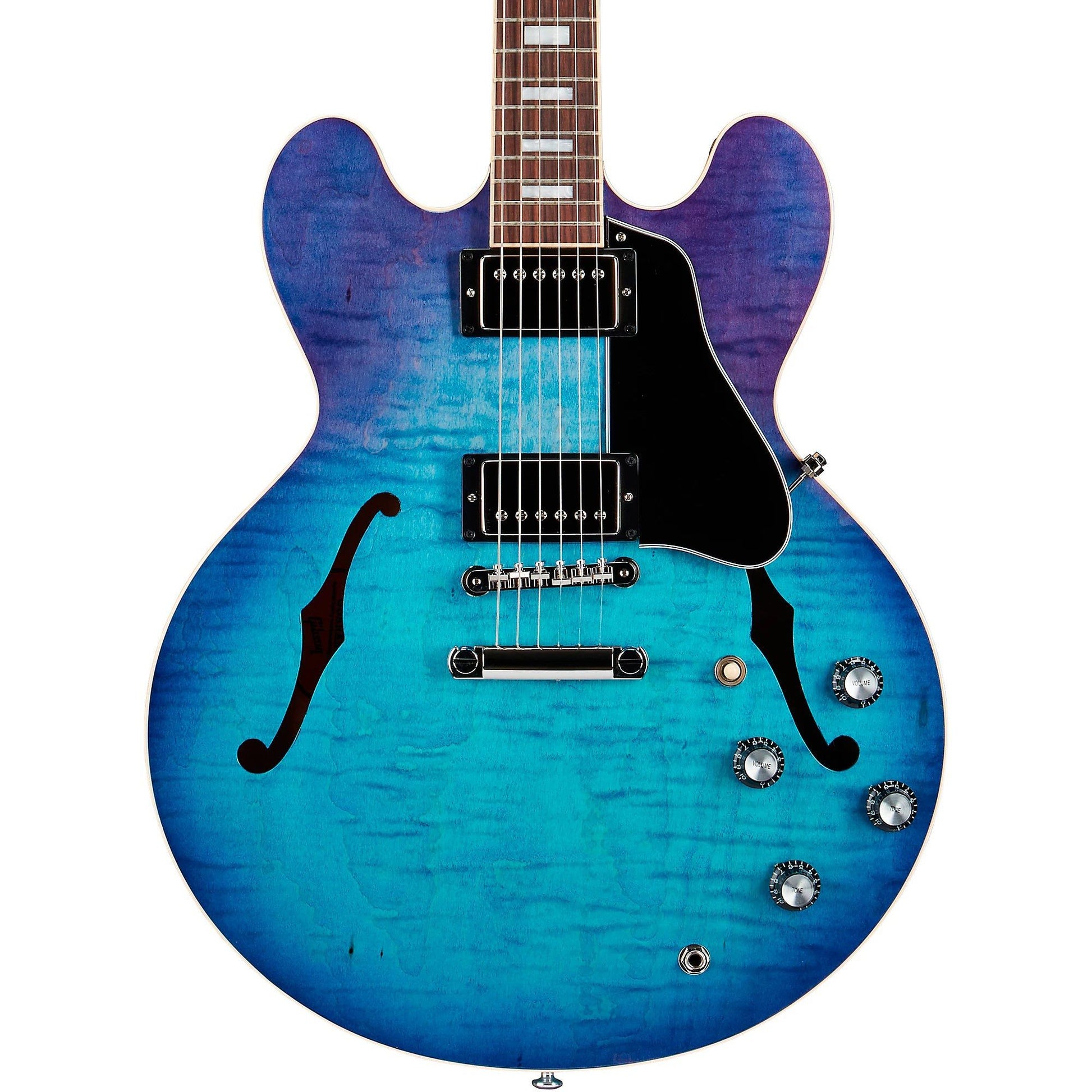 Đàn Guitar Điện Gibson Figured Limited Edition Semi Hollow, Blueberry Burst - Qua Sử Dụng - Việt Music