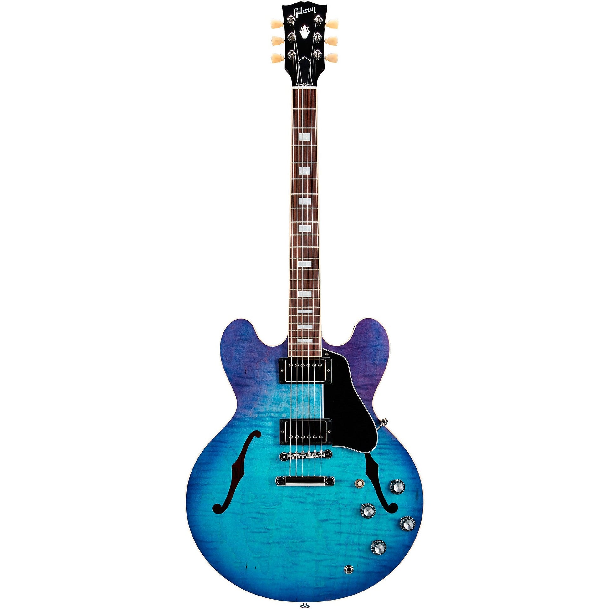 Đàn Guitar Điện Gibson Figured Limited Edition Semi Hollow, Blueberry Burst - Việt Music